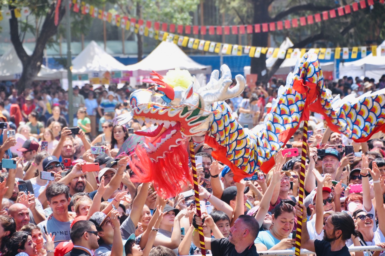 La colectividad China le dió la bienvenida al año del Conejo de Agua en la Ciudad.