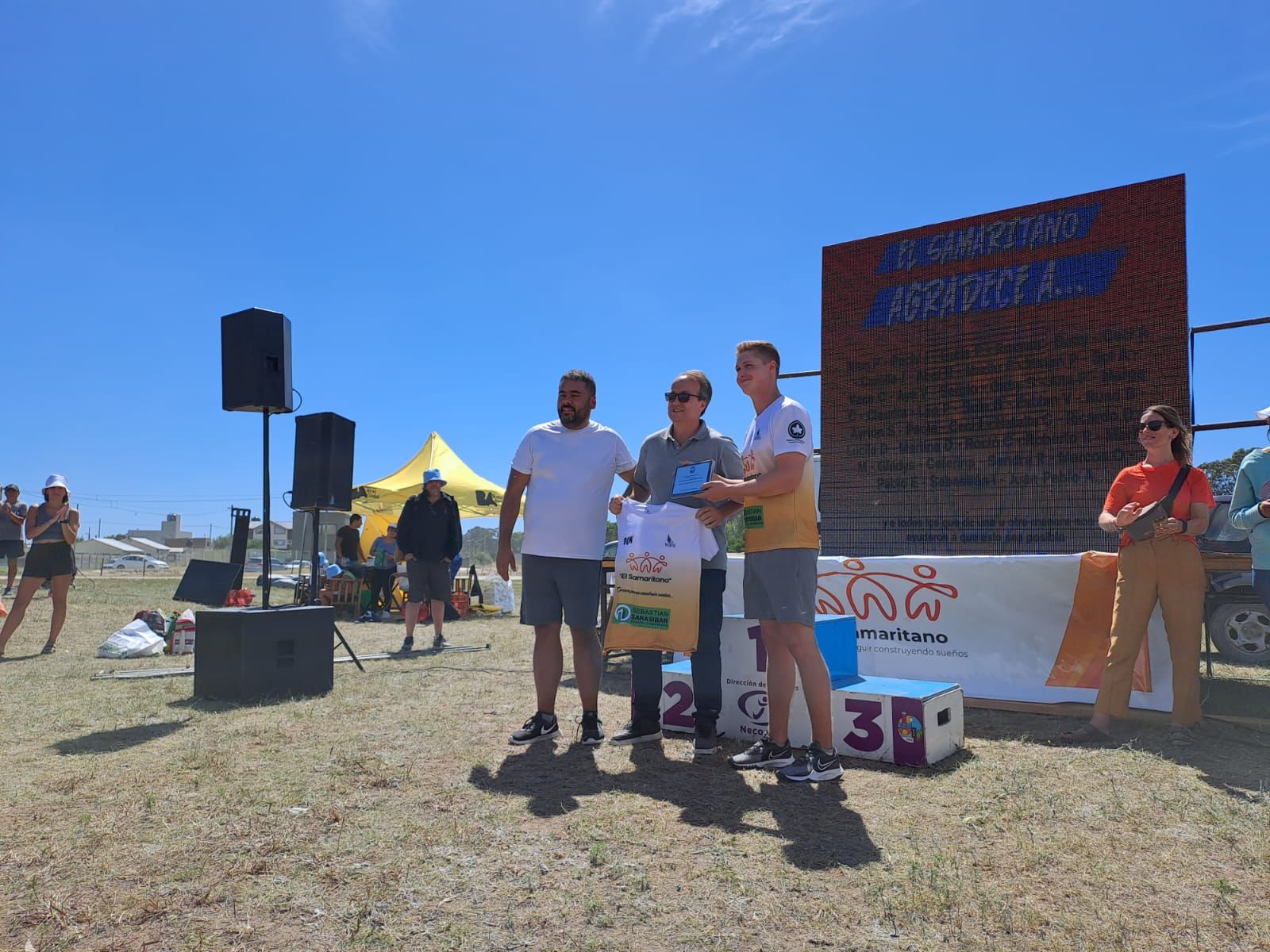 La Ciudad de Buenos Aires se hizo presente en el evento deportivo "El Samaritano Corre", realizado en la localidad de Necochea, Provincia de Buenos Aires.