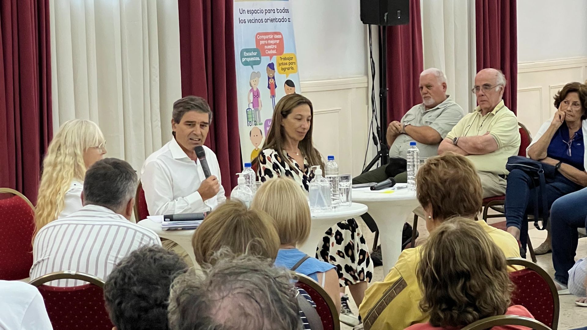 Fernán Quirós: reunión con vecinos en Colegiales