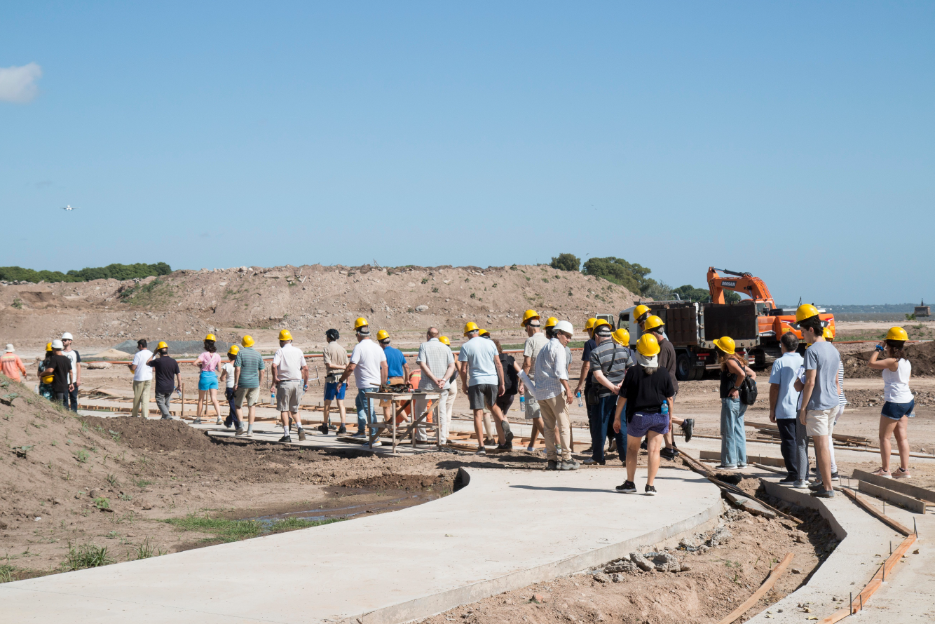 Conocimos las obras del futuro Parque Salguero