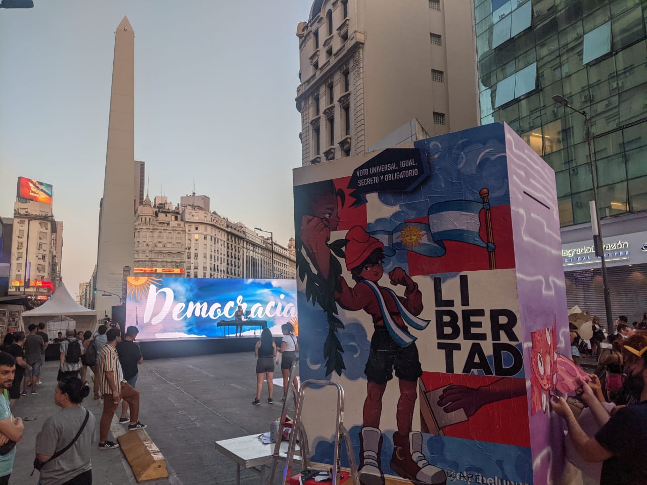 Noche de las librerías con 40 años de Democracia.
