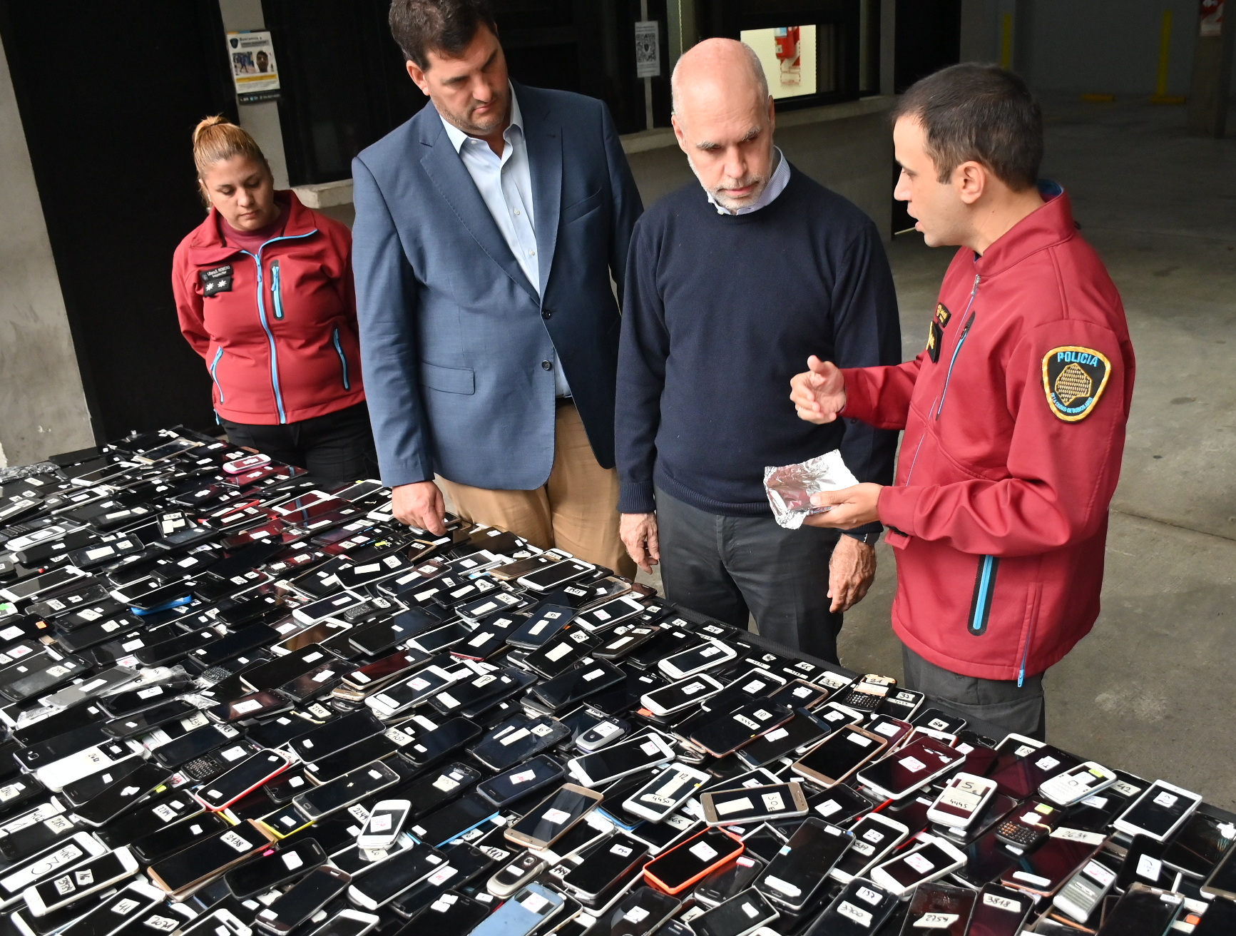 Rodríguez Larreta y Burzaco destacaron la lucha contra el robo de celulares