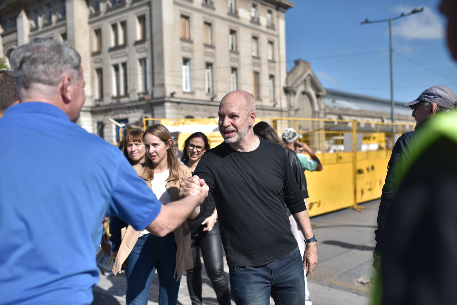 Rodríguez Larreta, en la obra de reordenamiento del espacio público en Retiro