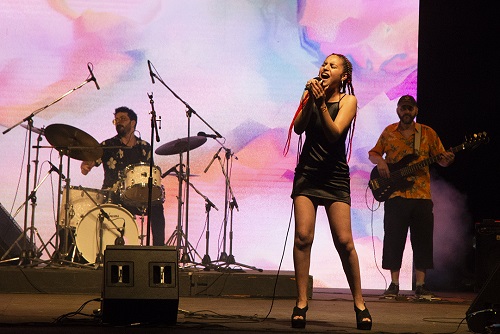 La BoomBap, MCH, el Markuzi y Flor Gómez en el Anfi