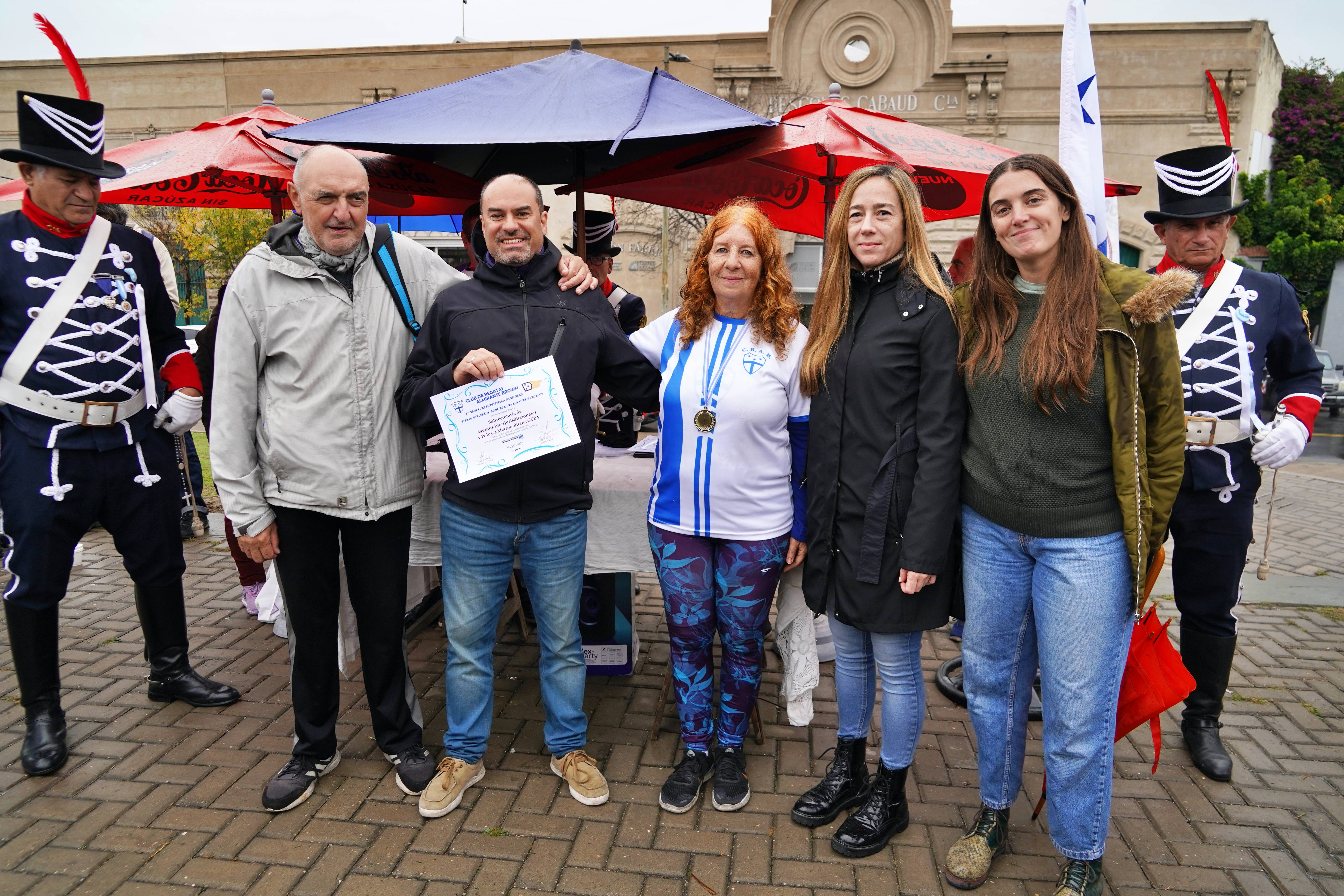 Reconocimiento a la Subsecretaria de Asuntos Metropolitanos y Transferencia de Competencias en la 1ra Regata de remo en el Riachuelo