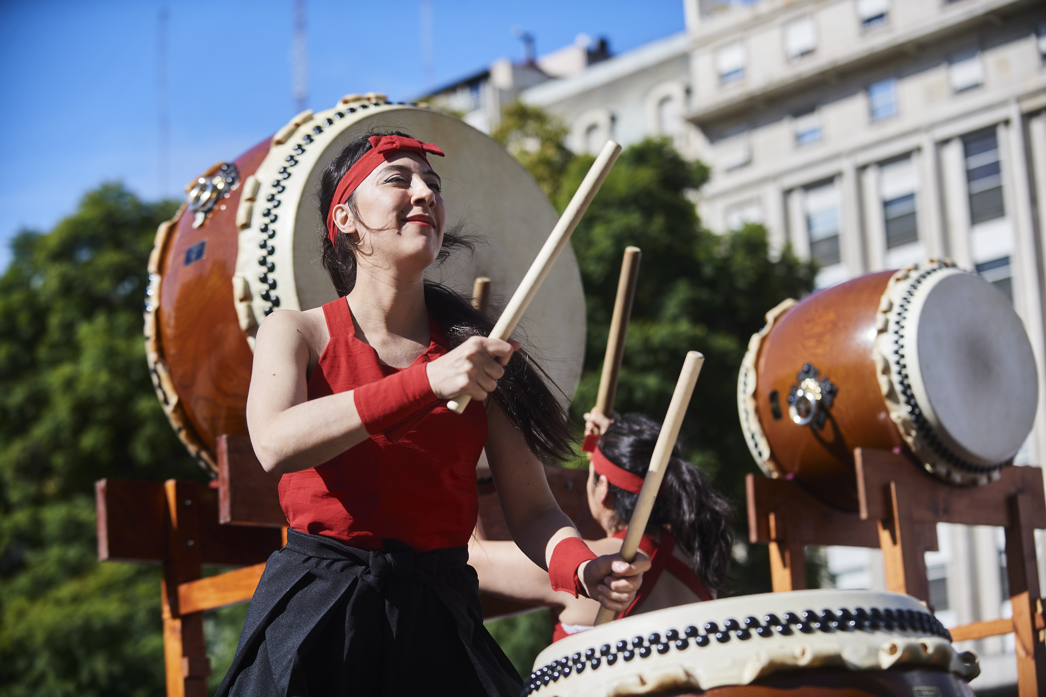 Al ritmo del taiko la Ciudad celebró Japón