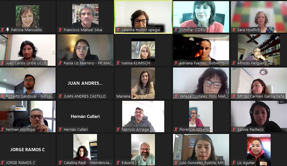 La UFEURC participó en el webinario de Construyendo resiliencia urbana 2023