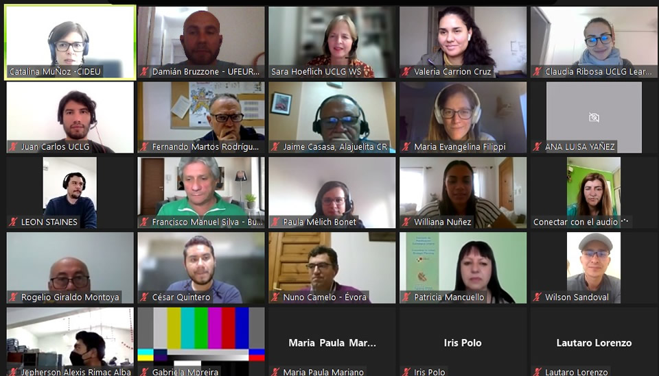 Se realizó el segundo webinar del curso sobre resiliencia urbana
