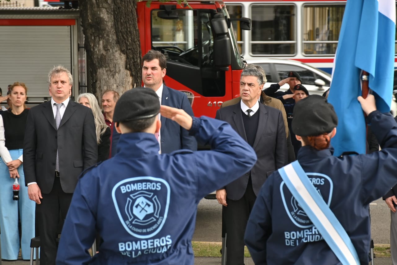La Ciudad recordó a sus bomberos caídos en cumplimiento del deber