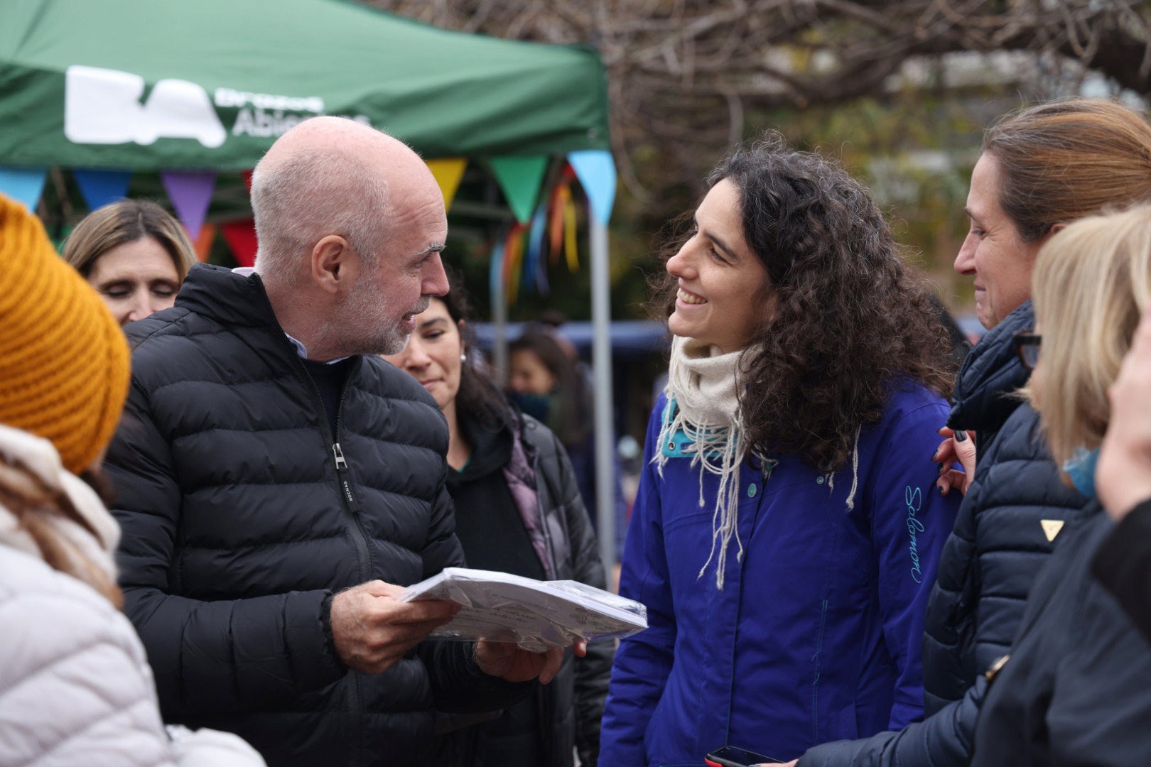 Rodríguez Larreta, con vecinos en el Festival Saludable en Parque Saavedra