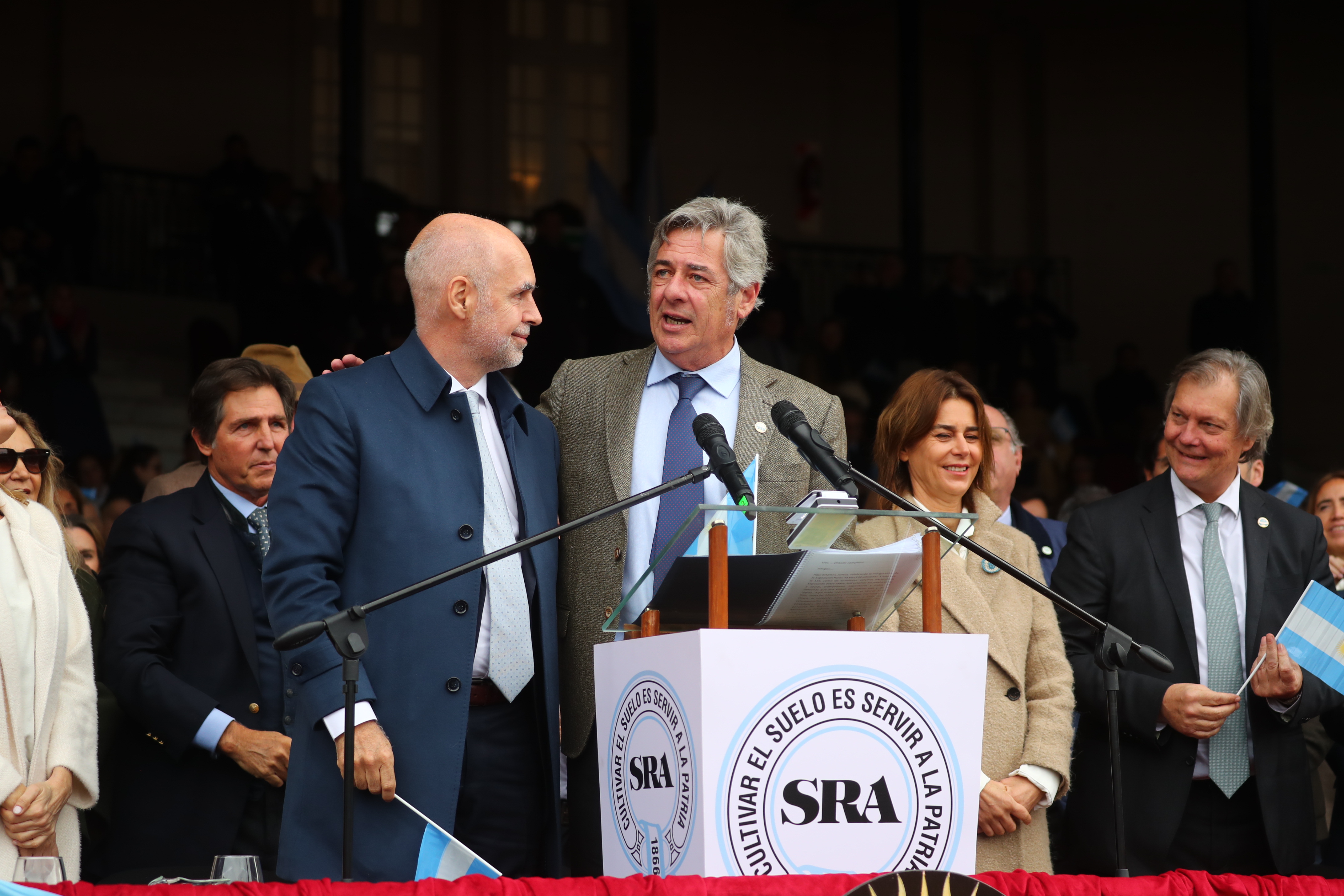 Rodríguez Larreta asistió a la ceremonia inaugural de la Exposición Rural de Palermo