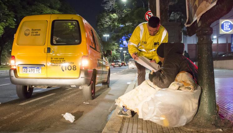 Ante las bajas temperaturas, se refuerza el Operativo Frío 