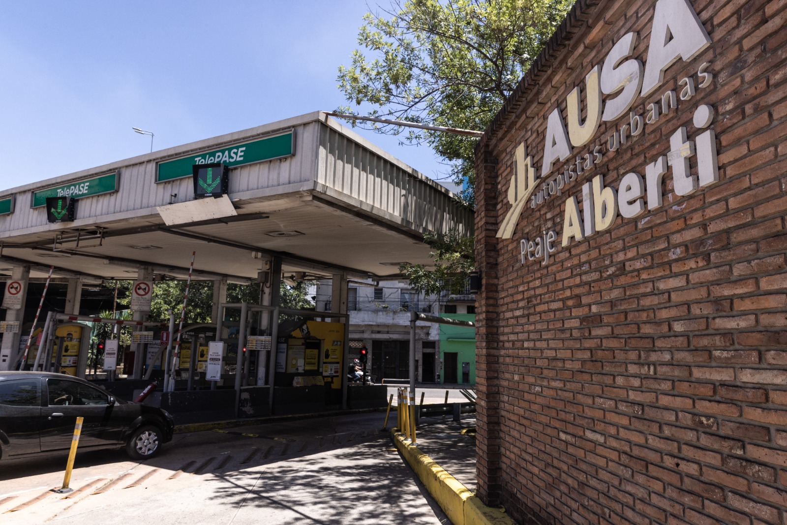 Autopista 25 de Mayo: comenzaron las obras para convertir el peaje Alberti en inteligente