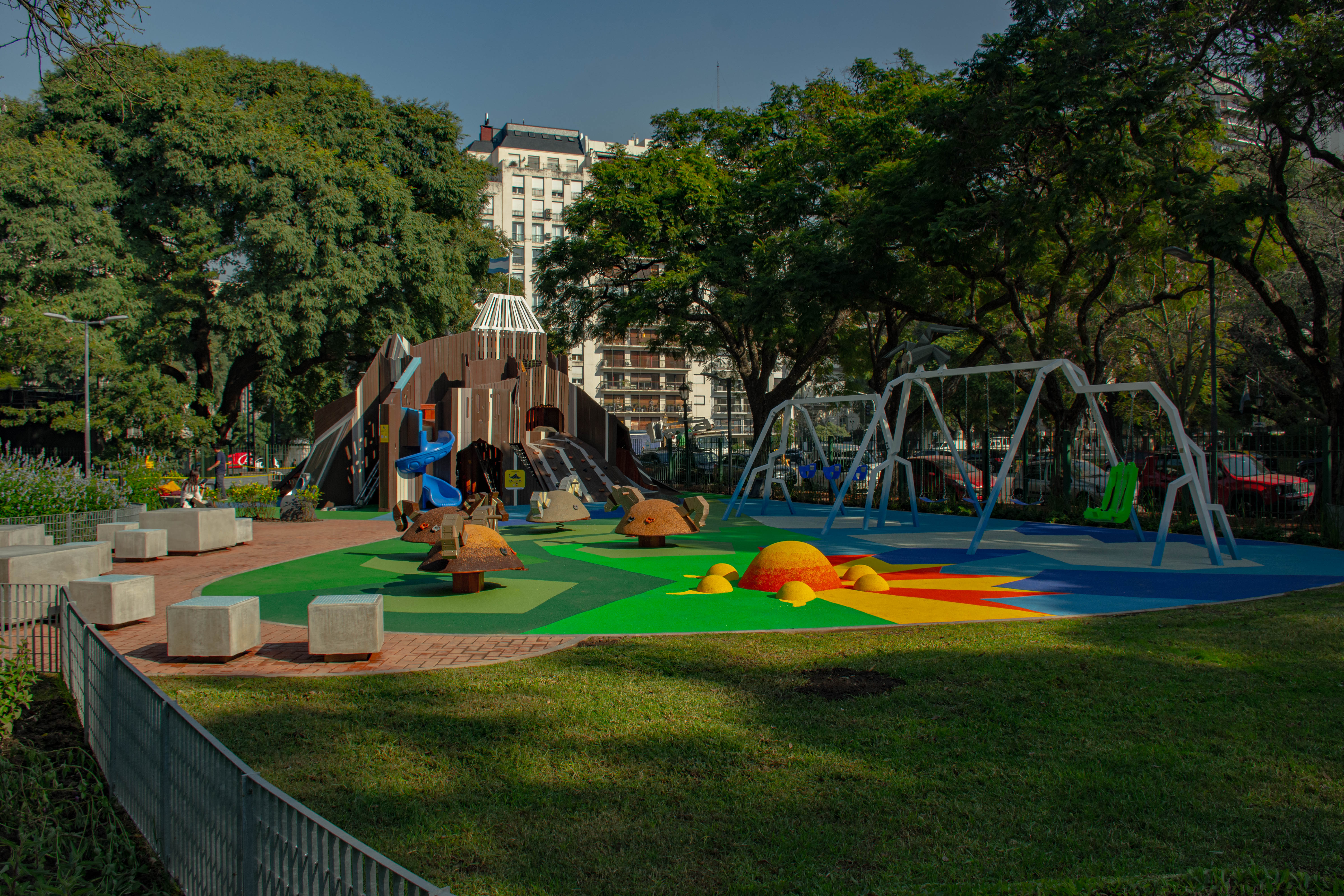 Nuevas atracciones en los patios de juegos de la Ciudad