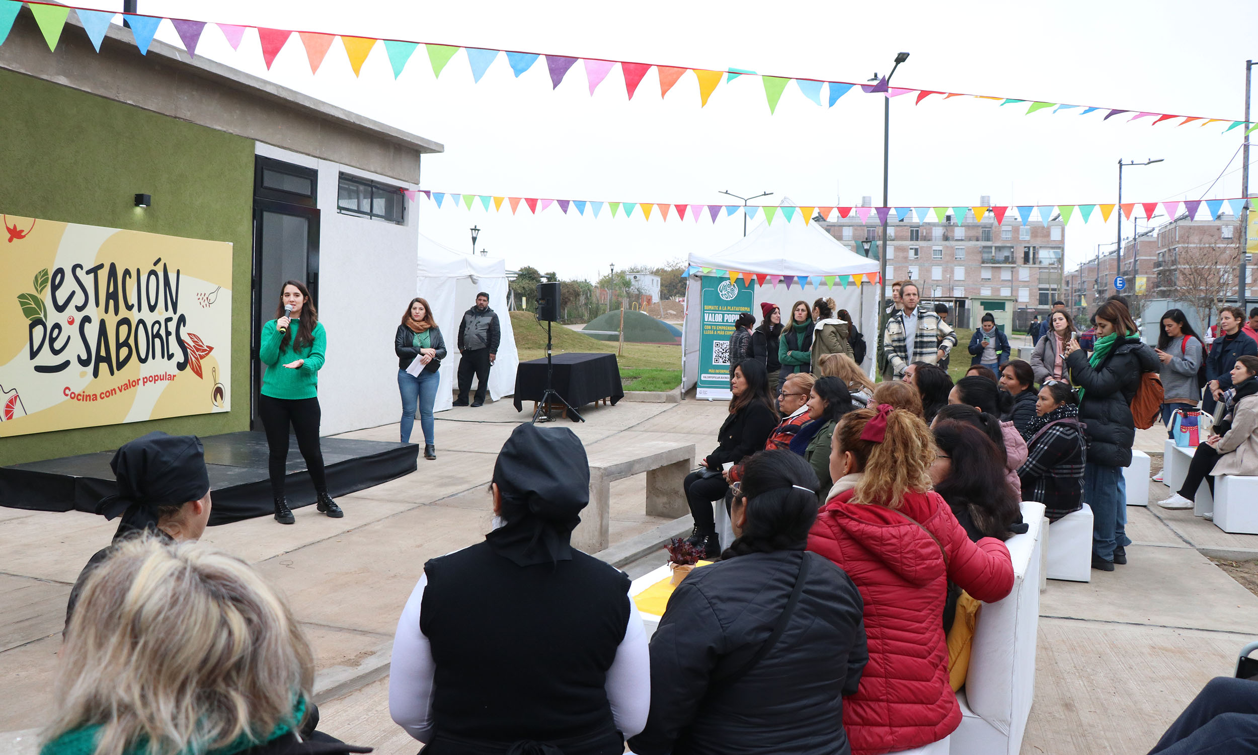 Ya abrió Estación de Sabores, la nueva cocina comunal del Barrio Rodrigo Bueno