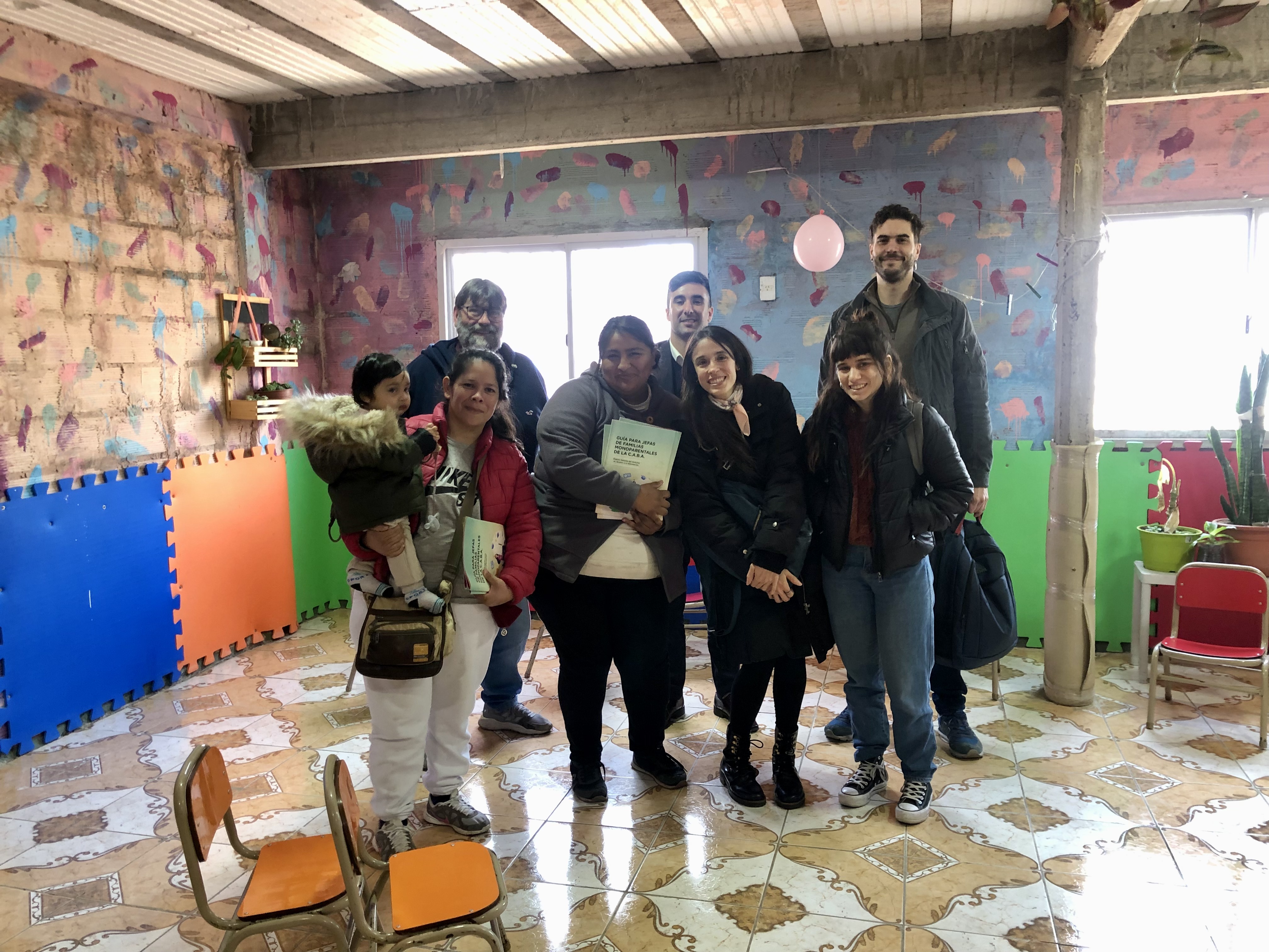 Taller sobre DAIP en un CPI en Villa Soldati