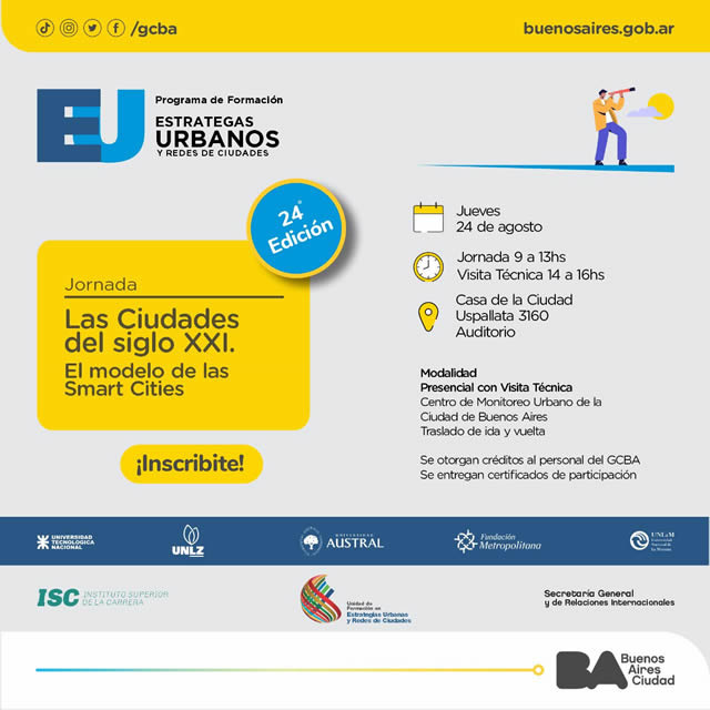Está abierta la inscripción a la XXIV edición de Estrategas Urbanos