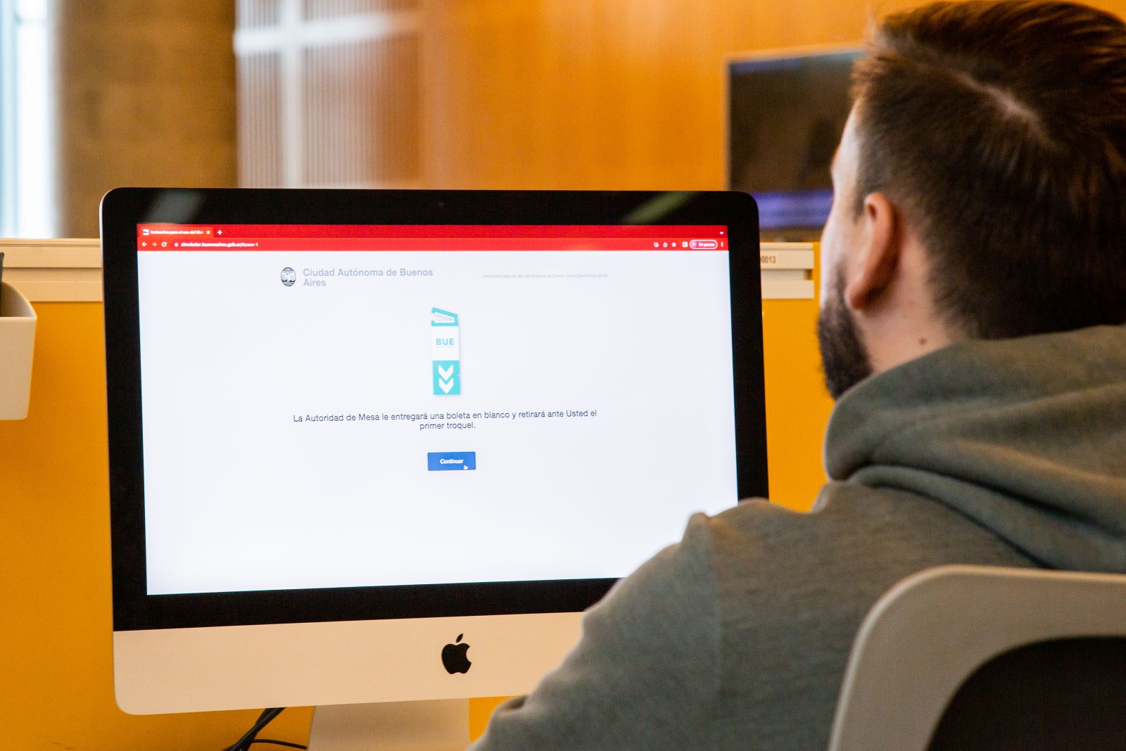 El simulador en la web para conocer el sistema de Boleta Única Electrónica 