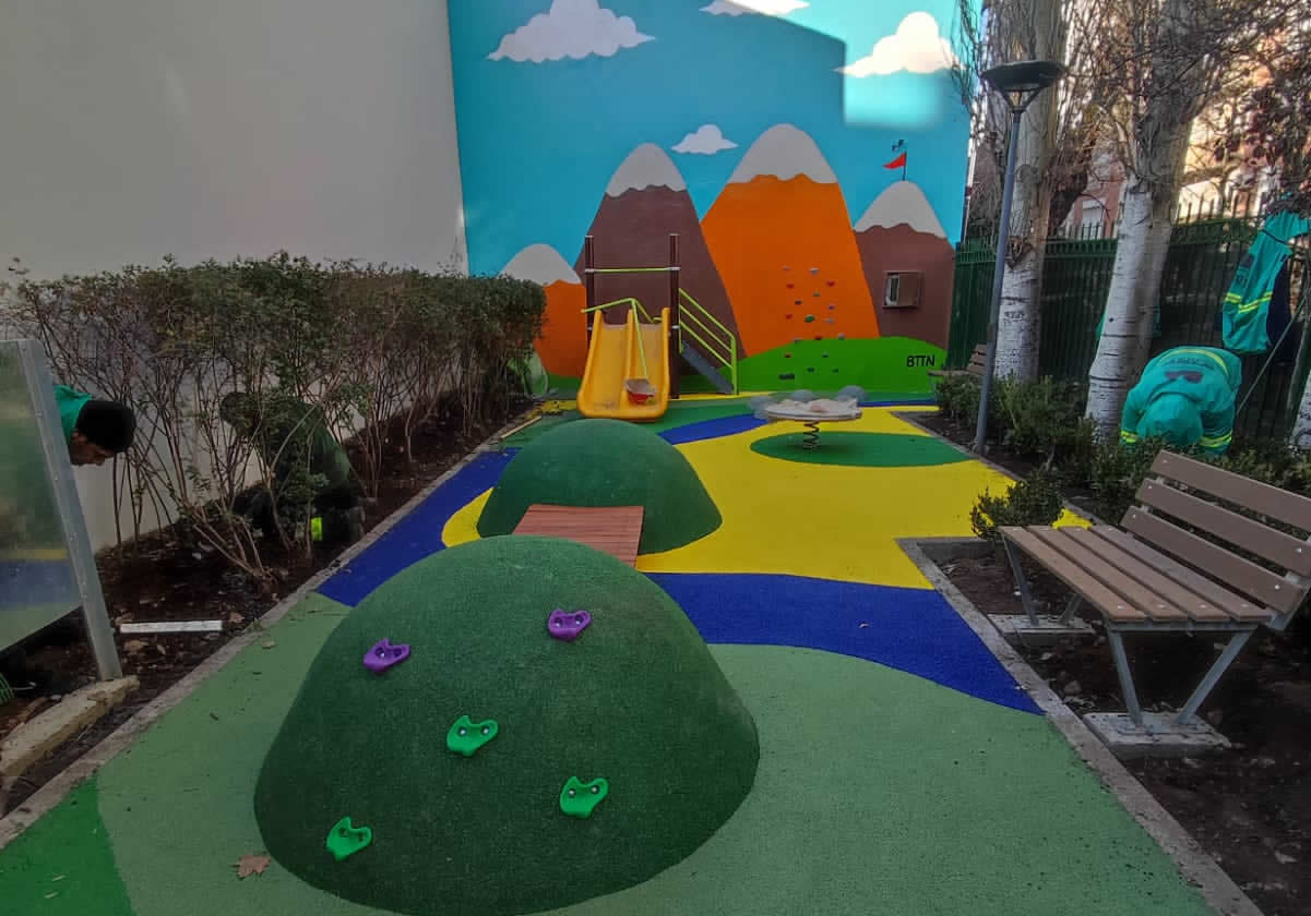 Plazoleta Sur, un espacio verde Boedo renovado