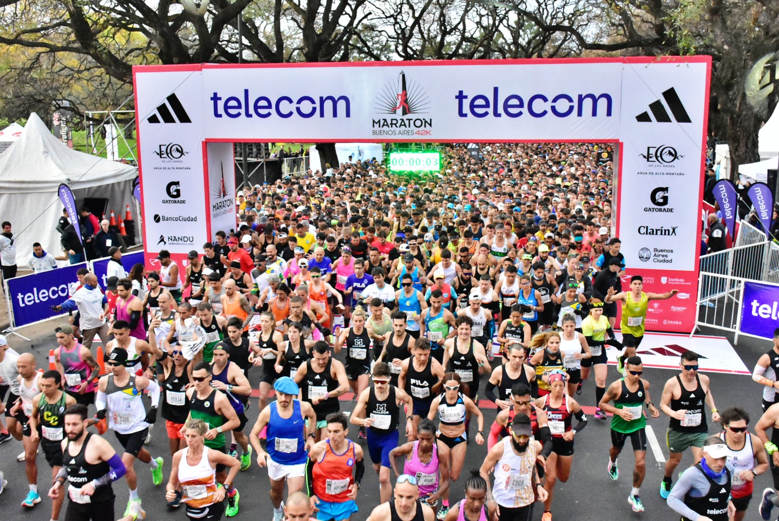 Gran actuación argentina en una nueva edición de la Maratón de Buenos Aires