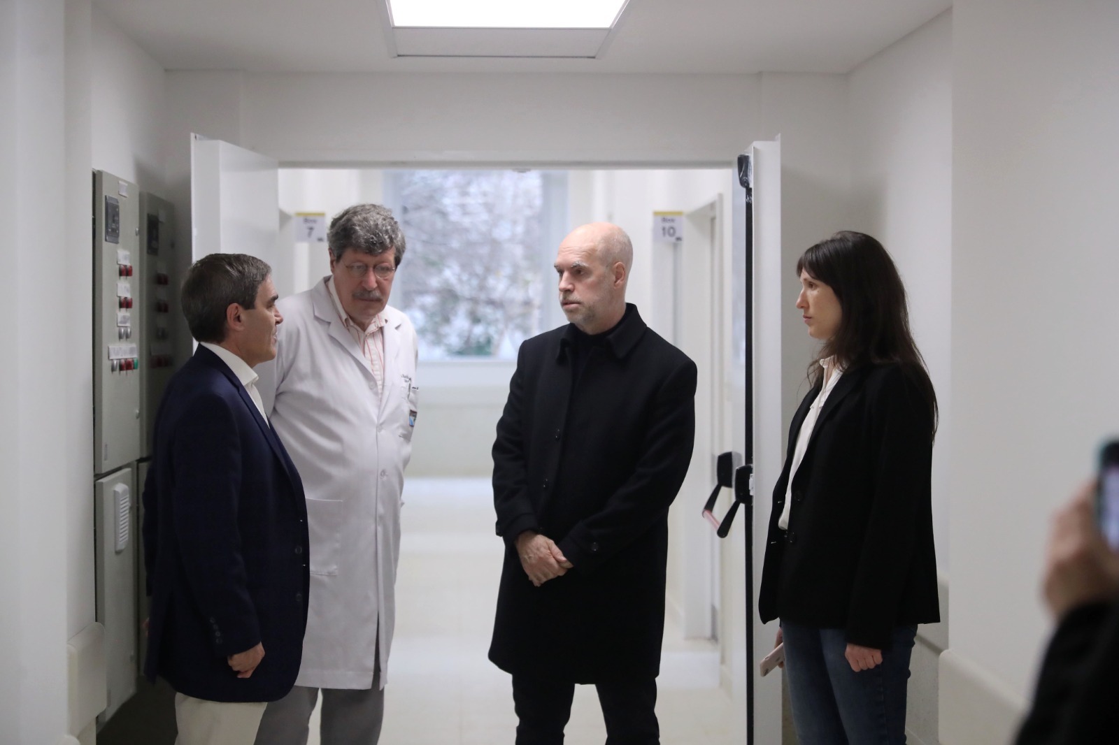 Rodríguez Larreta recorrió la nueva guardia y las obras de terapia intermedia e intensiva del Hospital Rivadavia