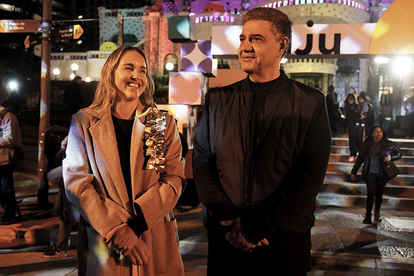 Jorge Macri y Clara Muzzio visitaron La Noche de los Museos