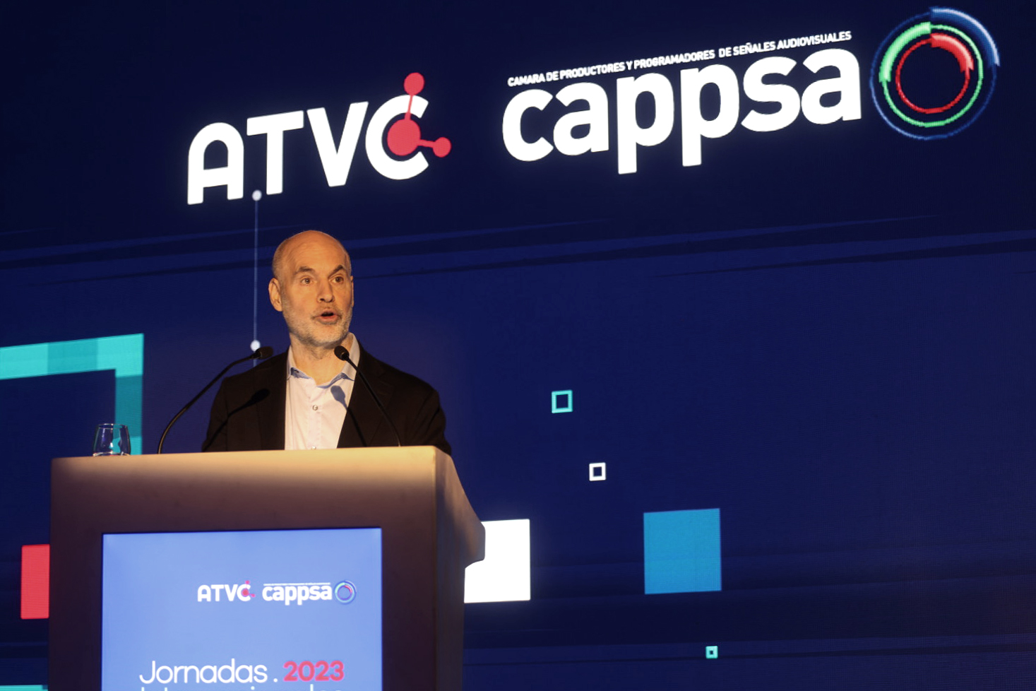 El Jefe de Gobierno participó de las Jornadas Internacionales de la Asociación Argentina de TV, Video y Conectividad 