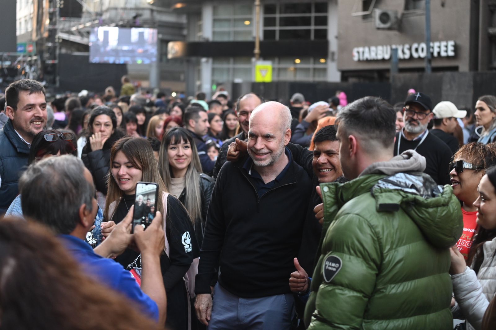 Rodríguez Larreta participó de la primera edición de la Noche Góspel
