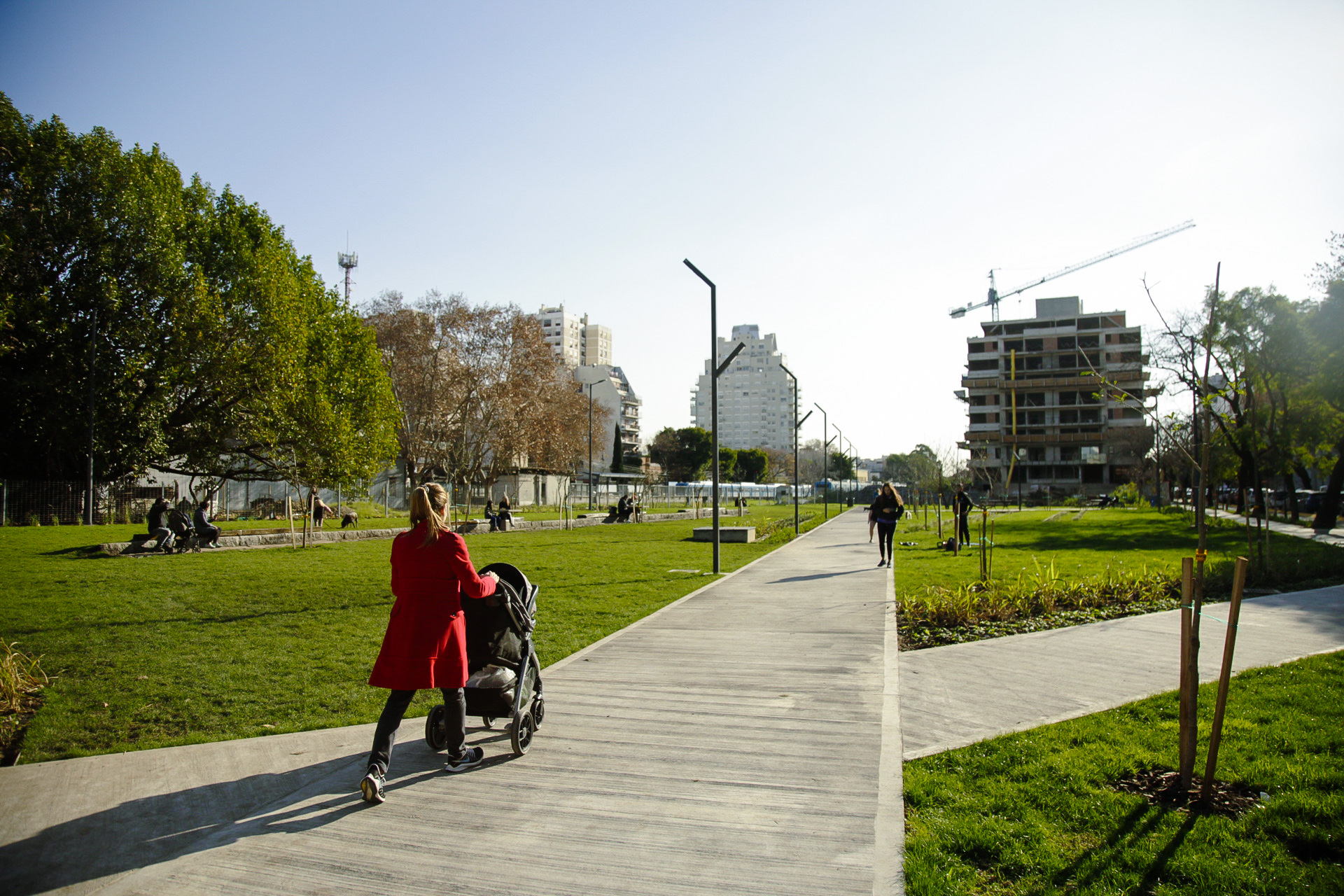 La Ciudad finalizó los trabajos del Parque Ferroviario Colegiales en terrenos que estaban en desuso