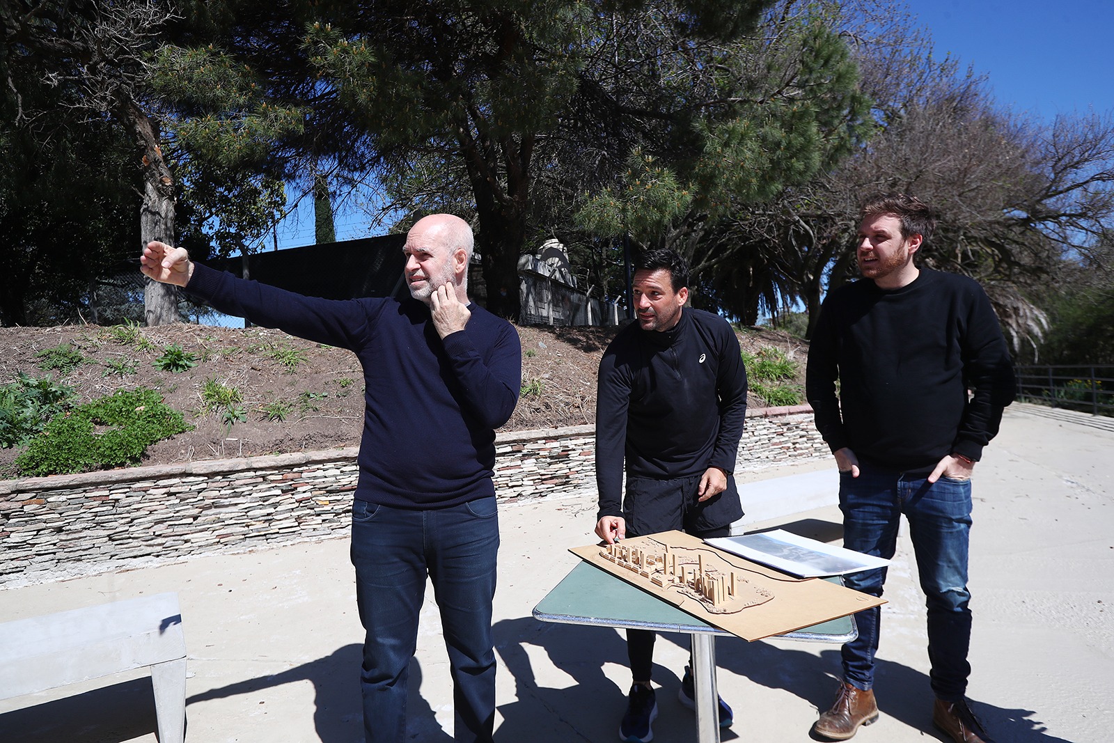 Rodríguez Larreta recorrió las obras del nuevo parque público de la Costanera Sur