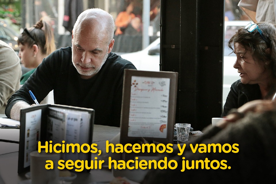 Última reunión de vecinos de Horacio Rodríguez Larreta en Recoleta