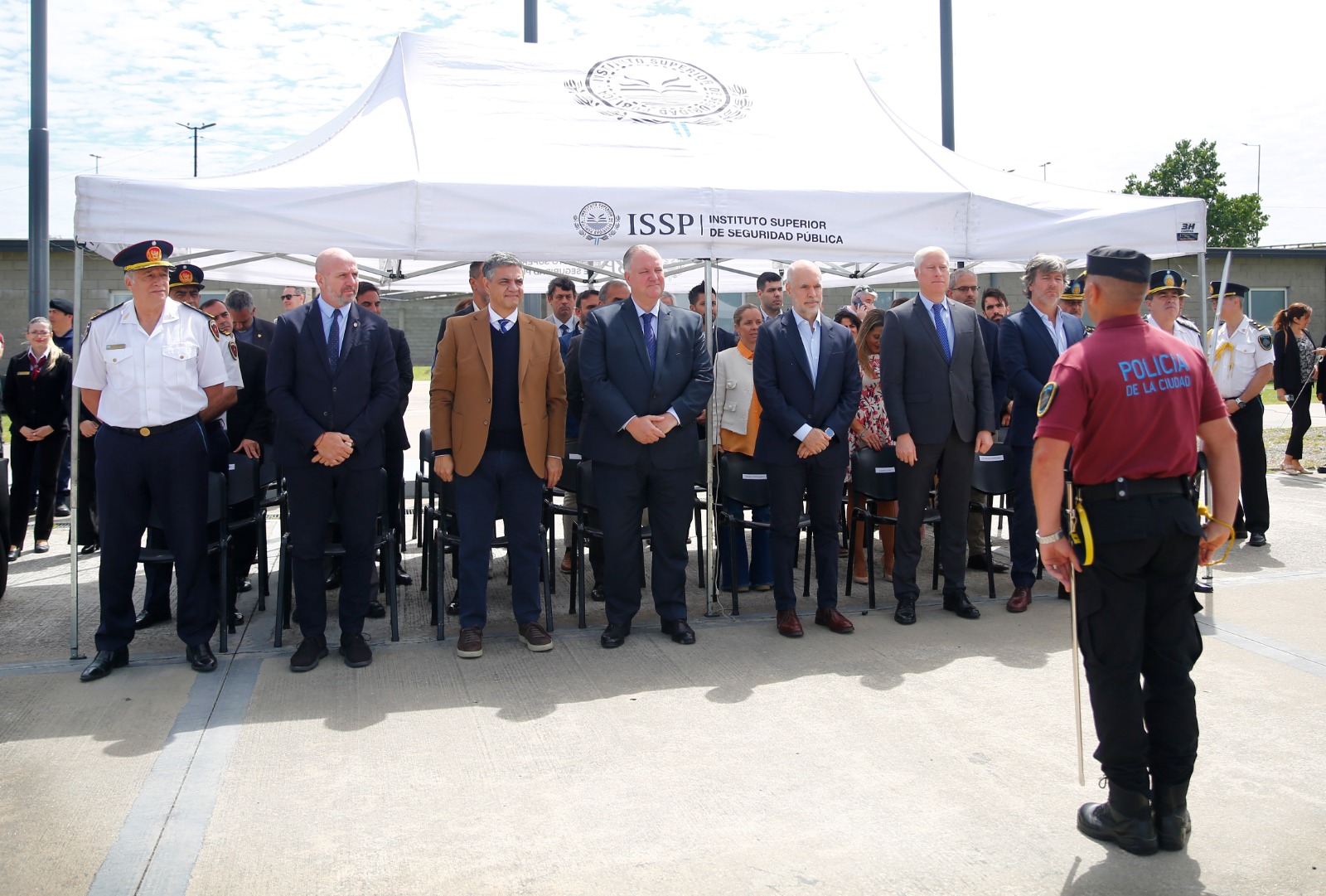 Rodríguez Larreta y Jorge Macri participaron del acto de egreso de nuevos cadetes y bomberos de la Ciudad