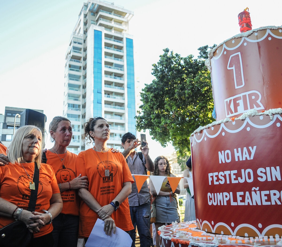 La Ciudad de Buenos Aires y la Organización Sionista Argentina conmemoran el primer cumpleaños de Kfir Bibas