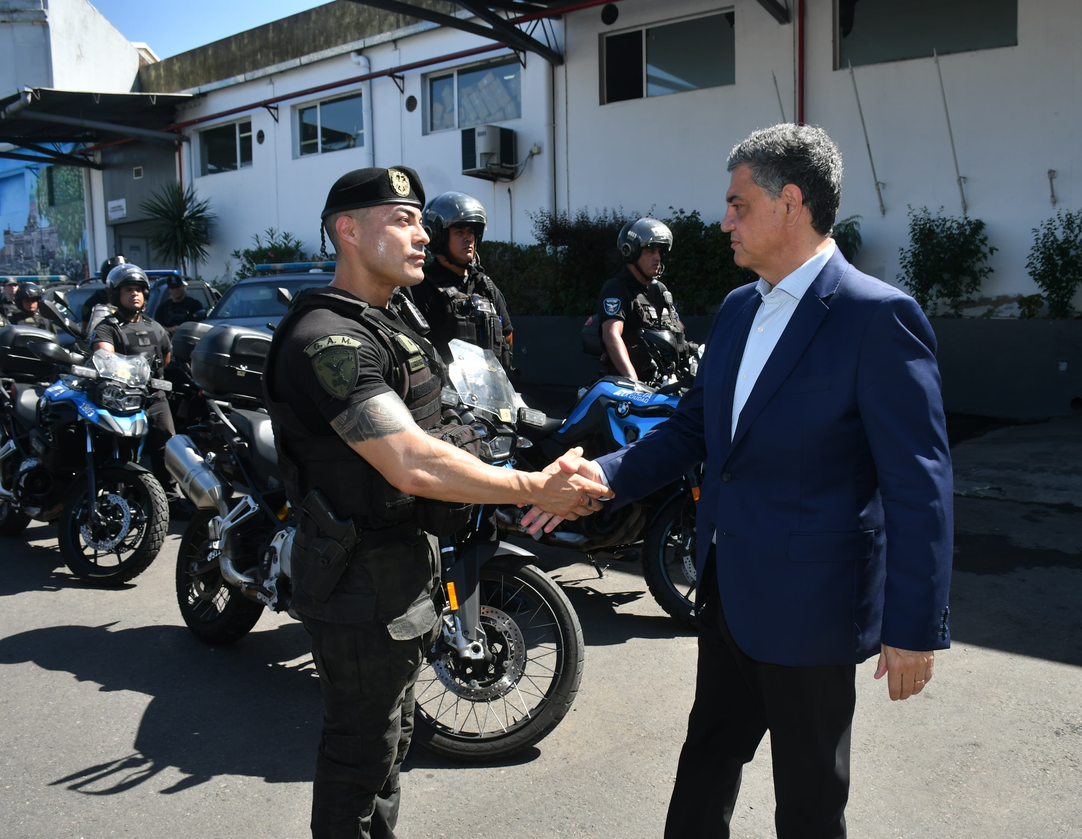 Jorge Macri presentó la Unidad de Despliegue de Intervenciones Rápidas para prevenir delitos