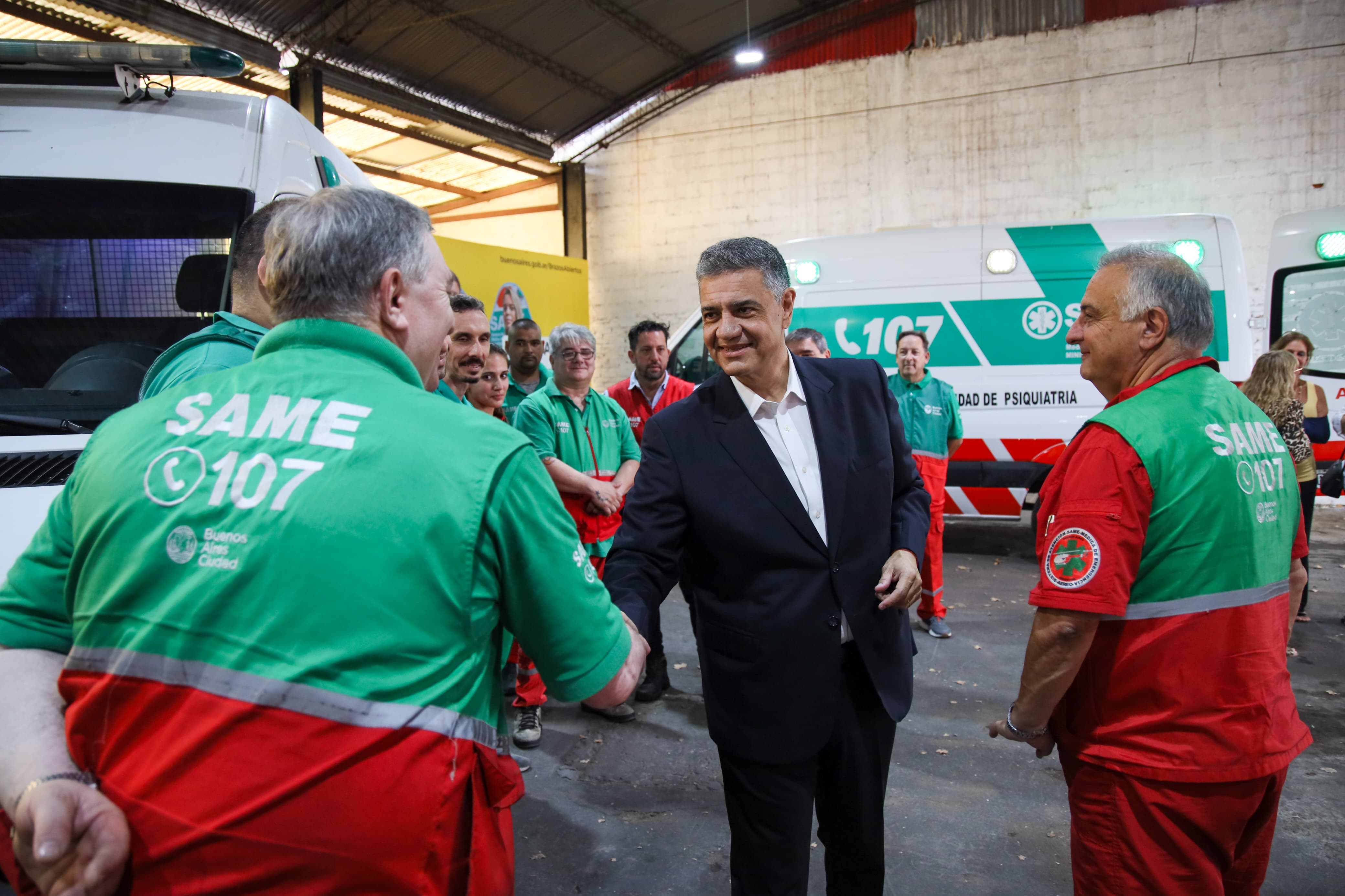 Jorge Macri anunció la ampliación del servicio de unidades de psiquiatría del SAME