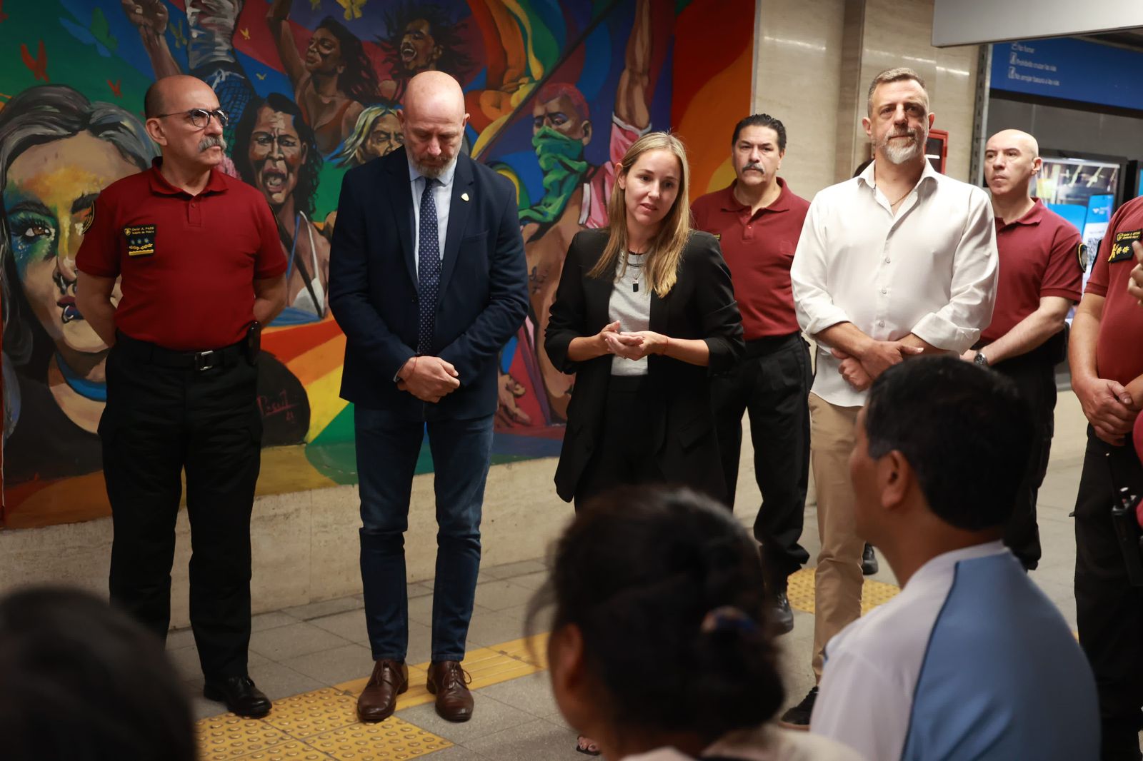 Clara Muzzio encabezó el acto por el aniversario de policía caída en servicio