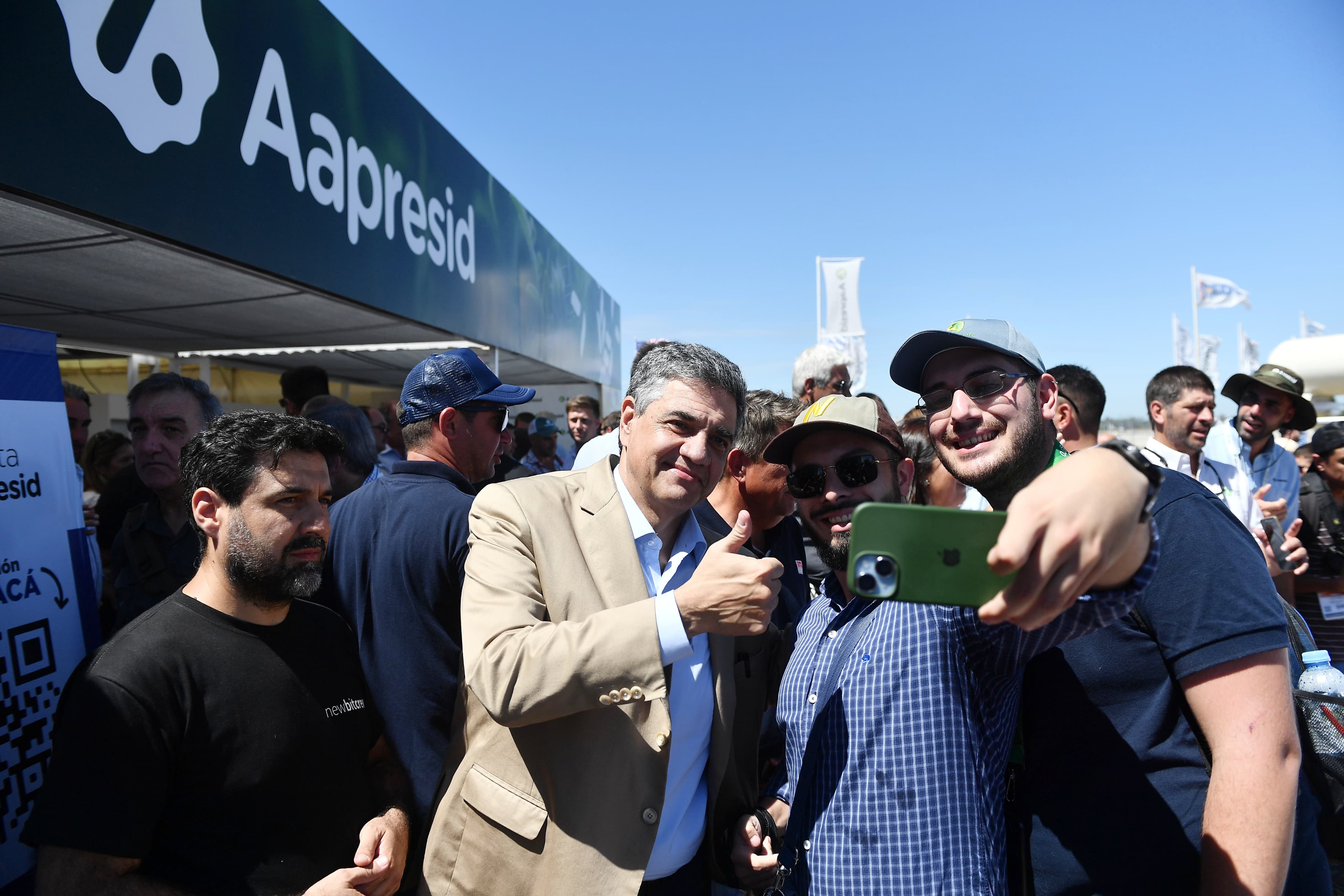 Jorge Macri visitó Expoagro y anunció que Buenos Aires será sede de un importante congreso sobre tecnología para la agricultura sustentable