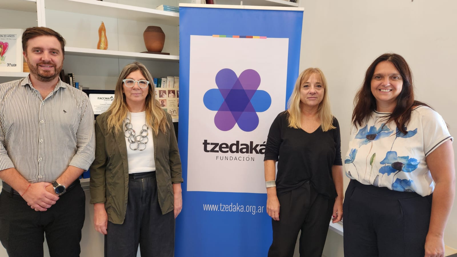 Representantes de la Subsecretaría de Relaciones Institucionales se reunieron con la Fundación Tzedaká