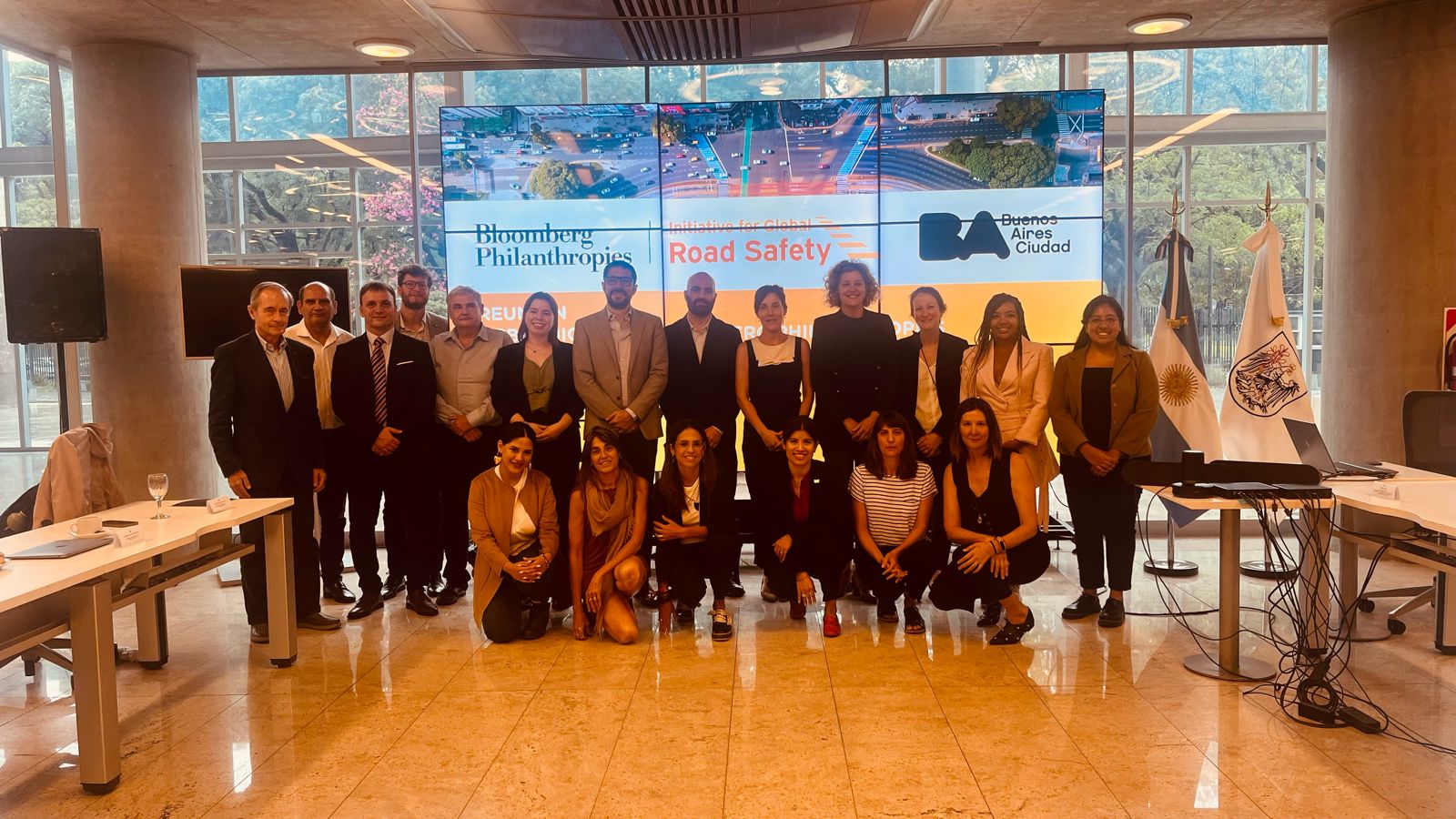 Funcionarios de la Ciudad se reunieron con representantes de la Iniciativa Bloomberg Philanthropies para la Seguridad Vial Mundial