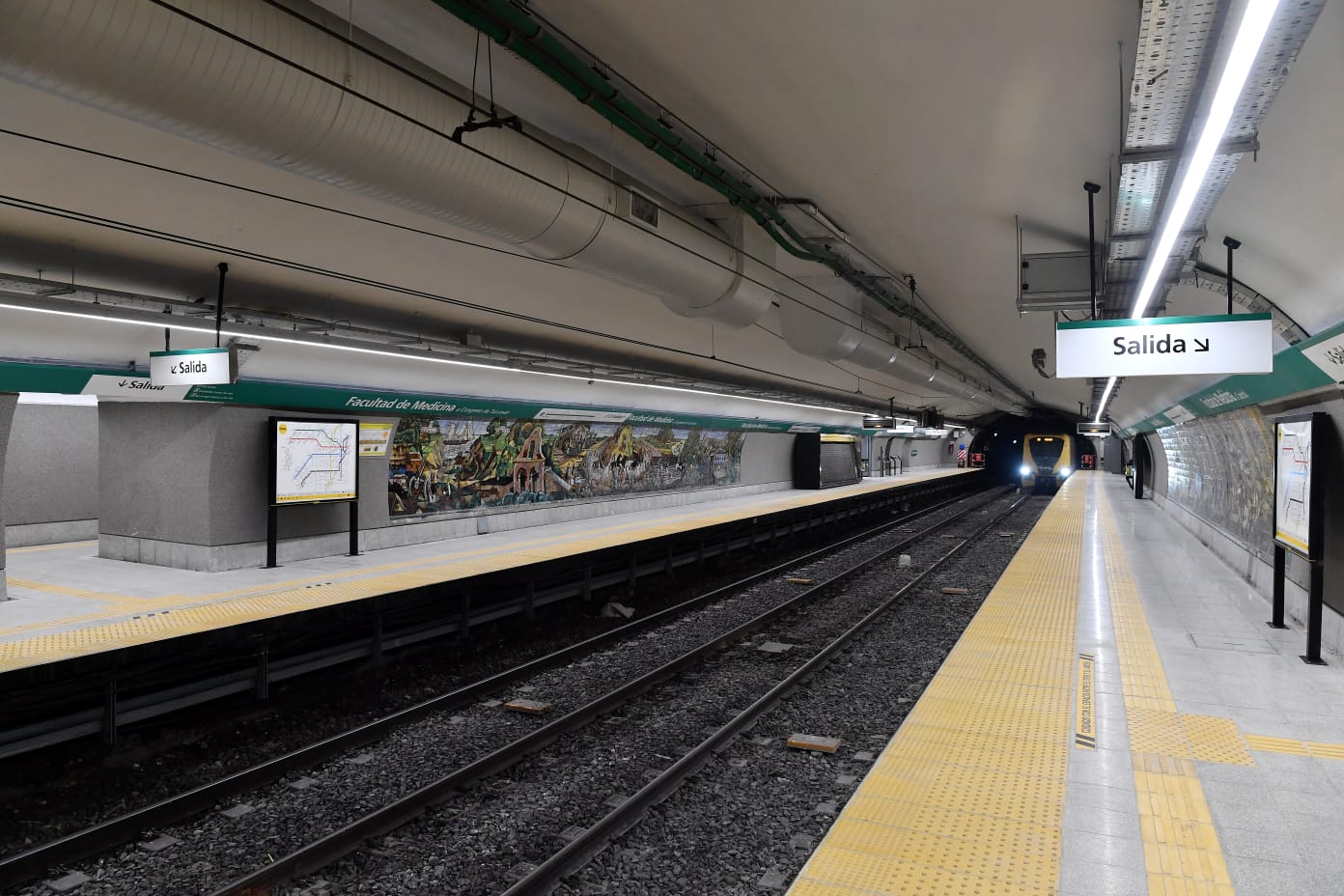 Reabrió la estación Facultad de Medicina de la Línea D