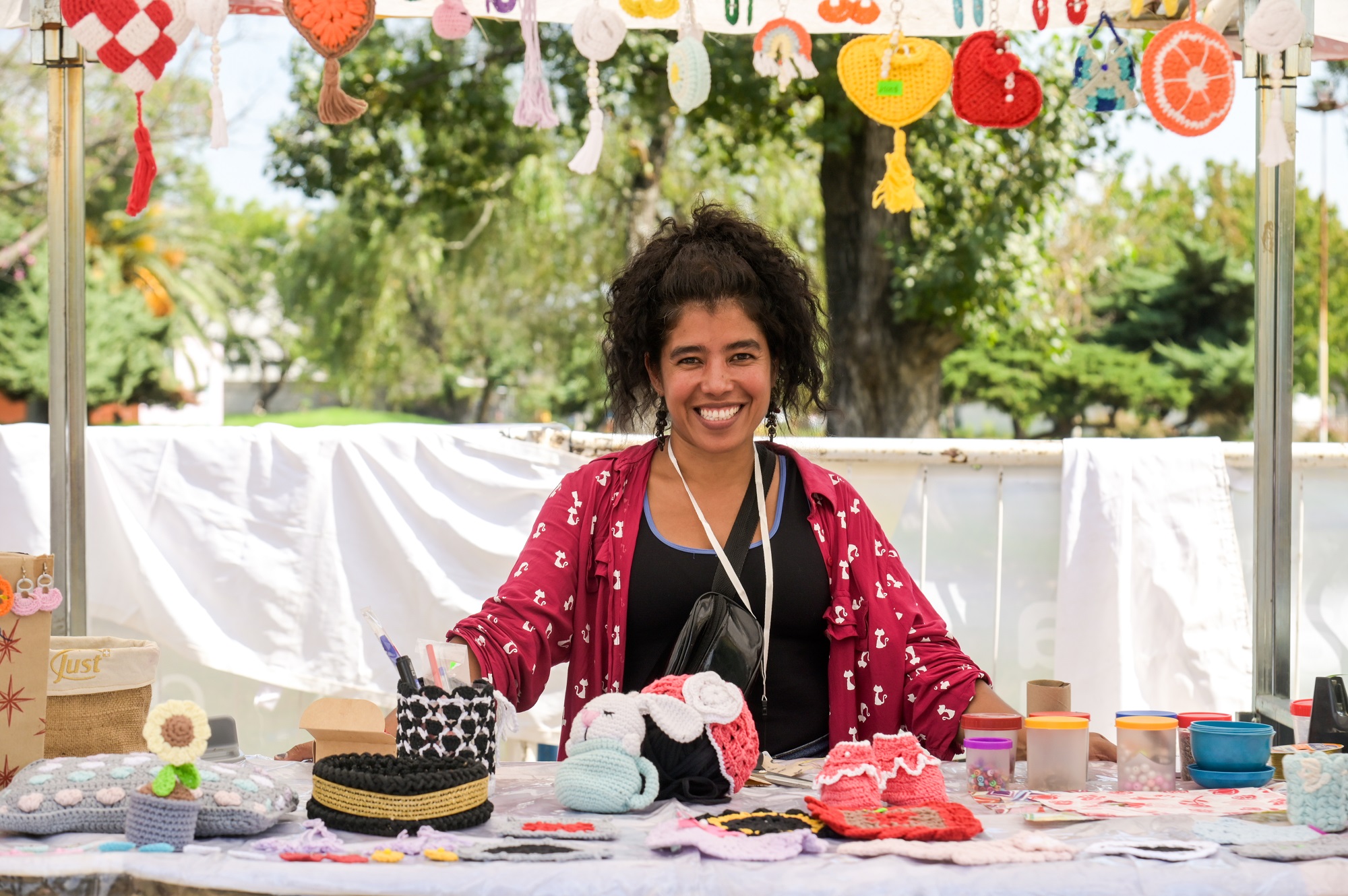 Emprendedoras participaron de la feria Pascua en la Ciudad