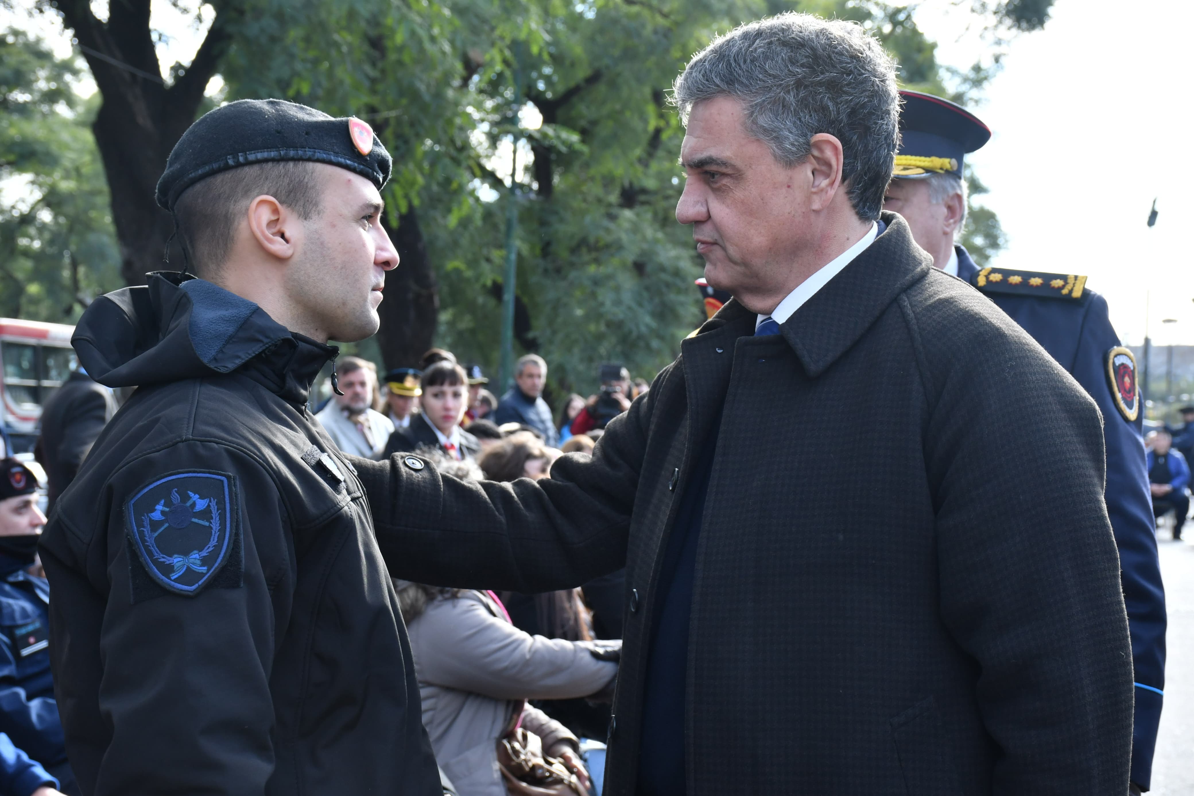 El Gobierno porteño rindió homenaje a los bomberos fallecidos en cumplimiento del deber