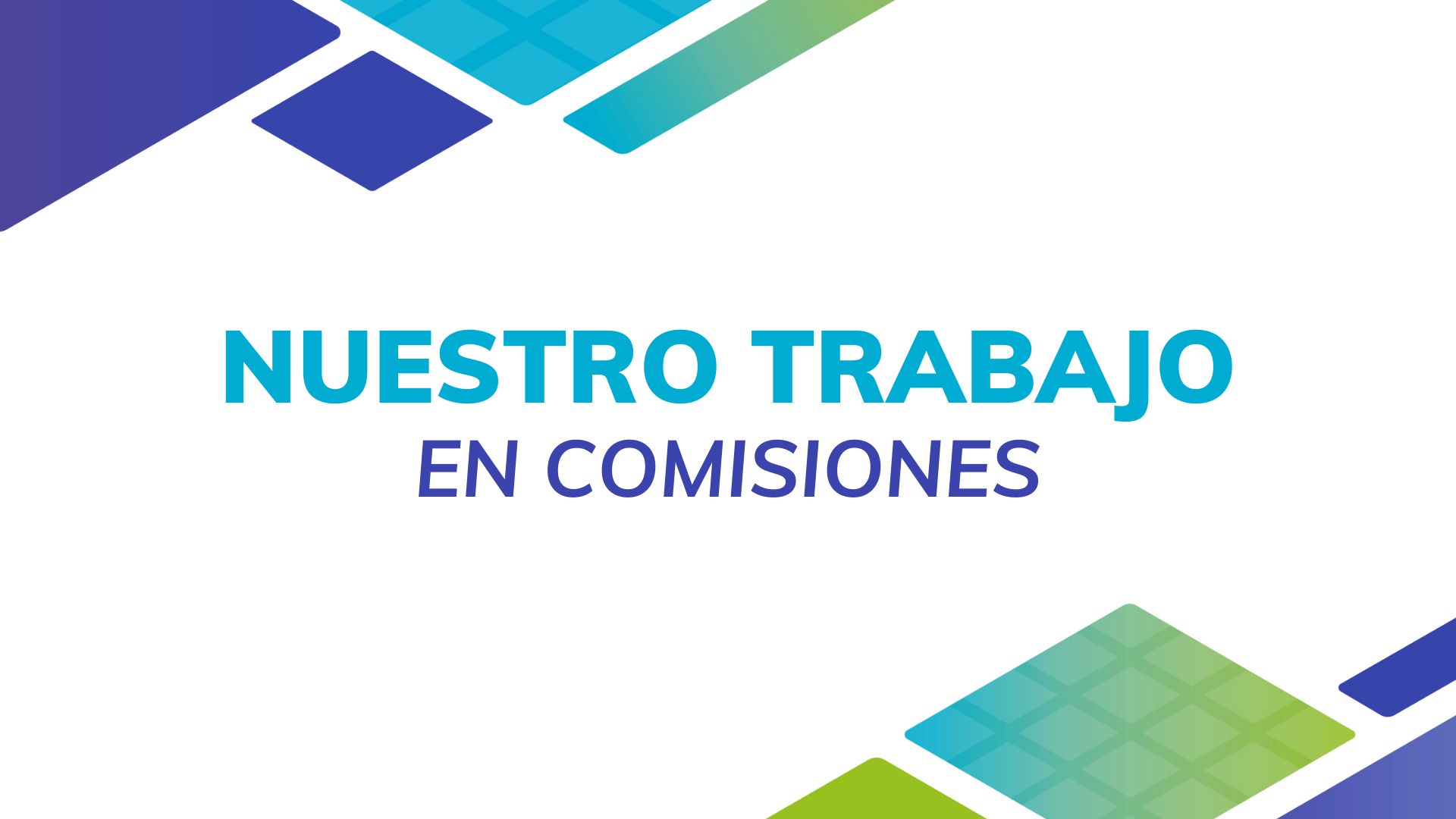 Nuestro trabajo en Comisiones - Junio