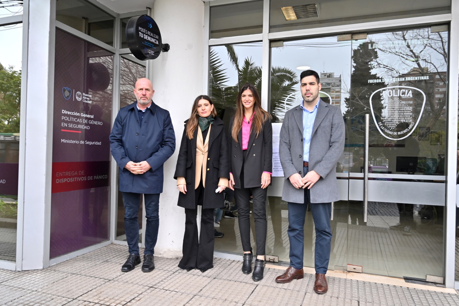 Se inauguró un nuevo punto de entrega de dispositivos de pánico en Chacarita