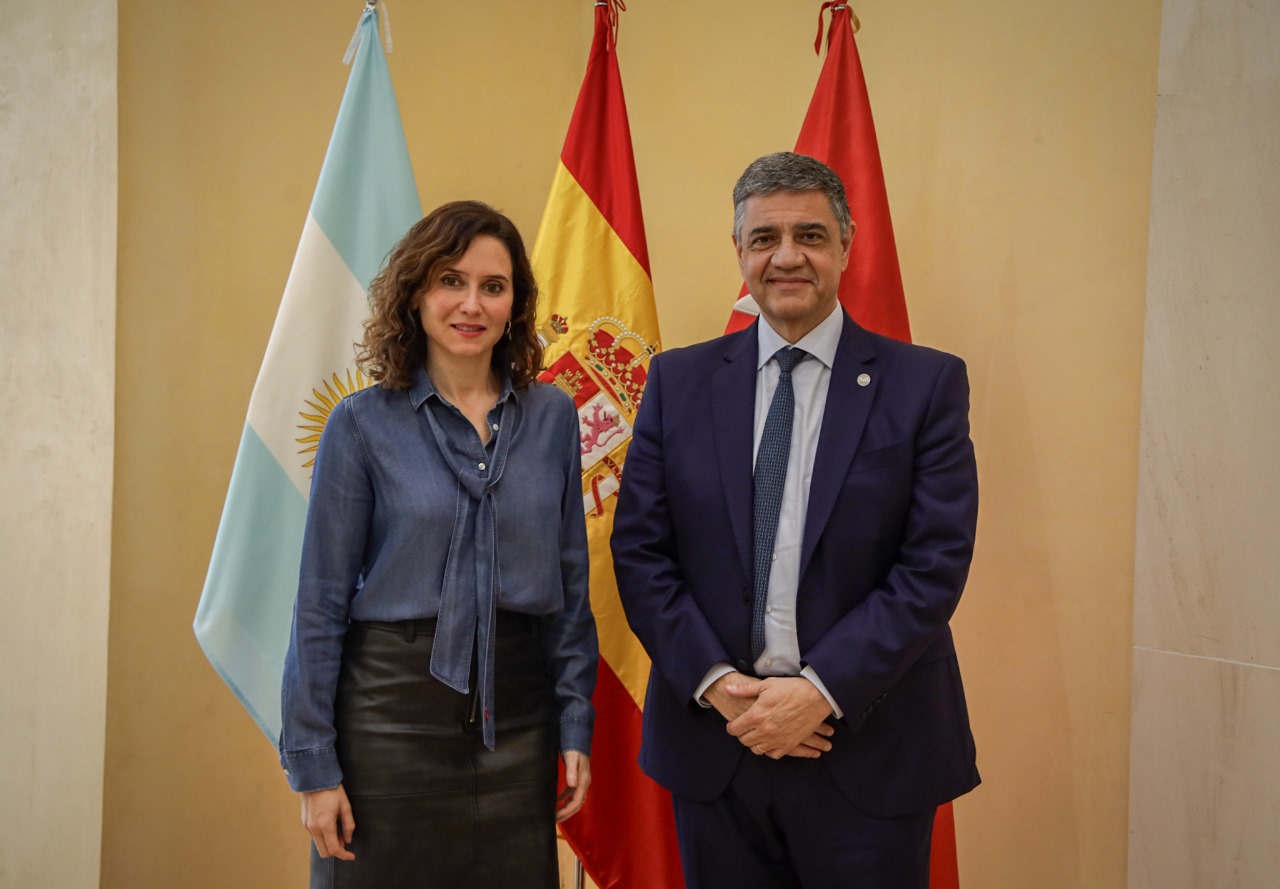 Jorge Macri se reunió con la presidenta de la Comunidad de Madrid, Isabel Díaz Ayuso: "Debemos seguir luchando juntos contra los populismos"