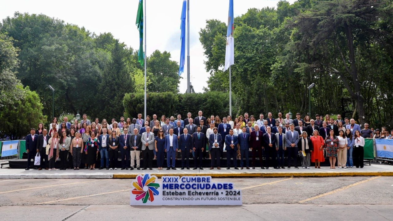 Buenos Aires participó de la Cumbre de Mercociudades en Esteban Echeverría