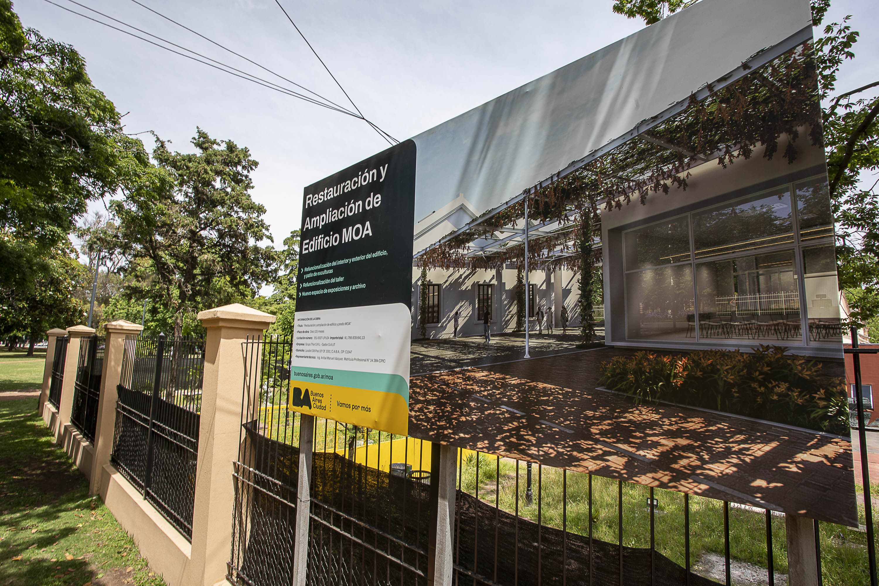 Comienza la restauración y ampliación del MOA, el taller que protege el patrimonio escultórico de la Ciudad