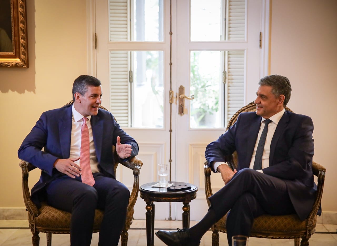Jorge Macri se reunió con el presidente de Paraguay Santiago Peña