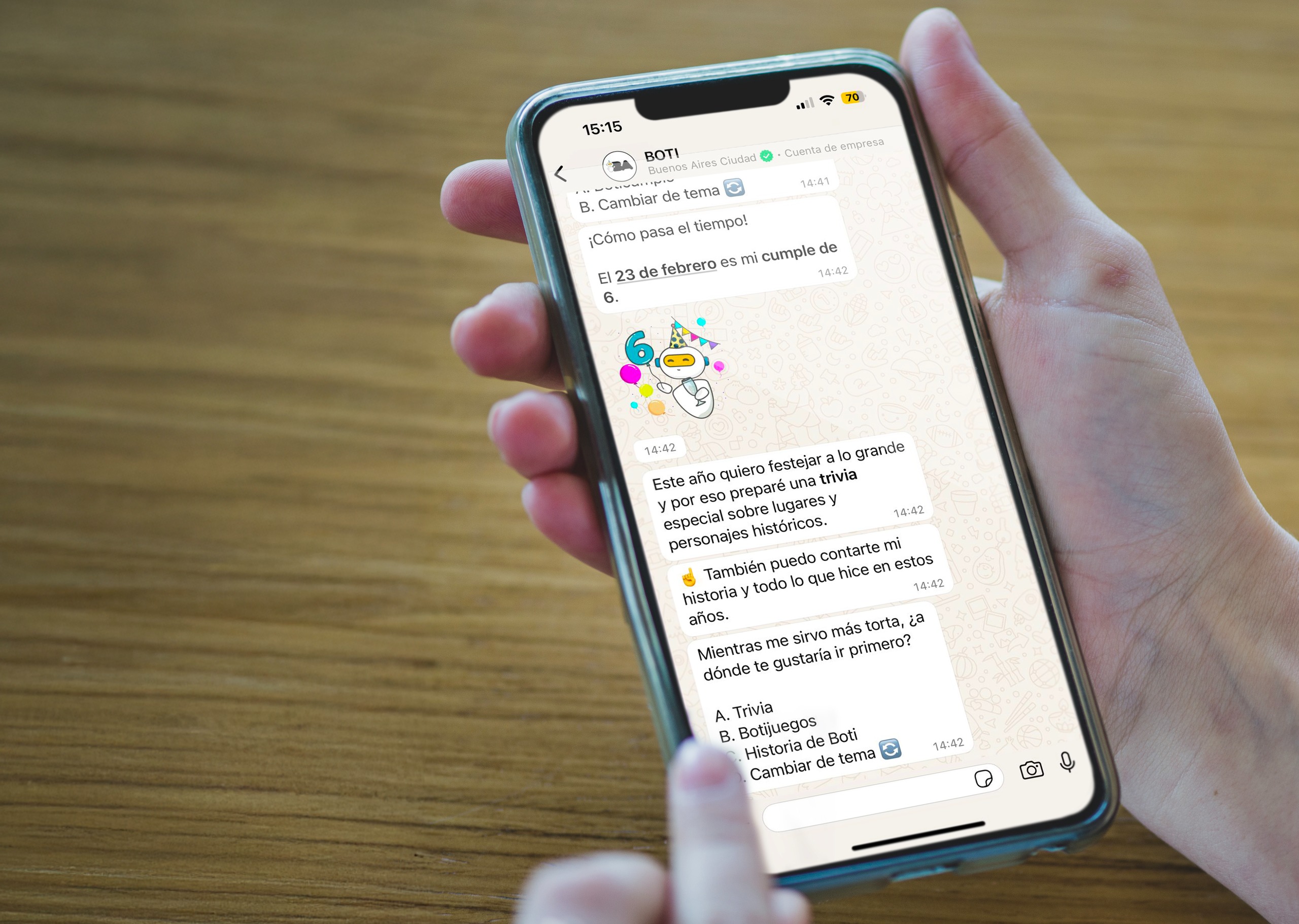 Boti celebra 6 años y se renueva con Inteligencia Artificial para seguir respondiendo las consultas de los ciudadanos
