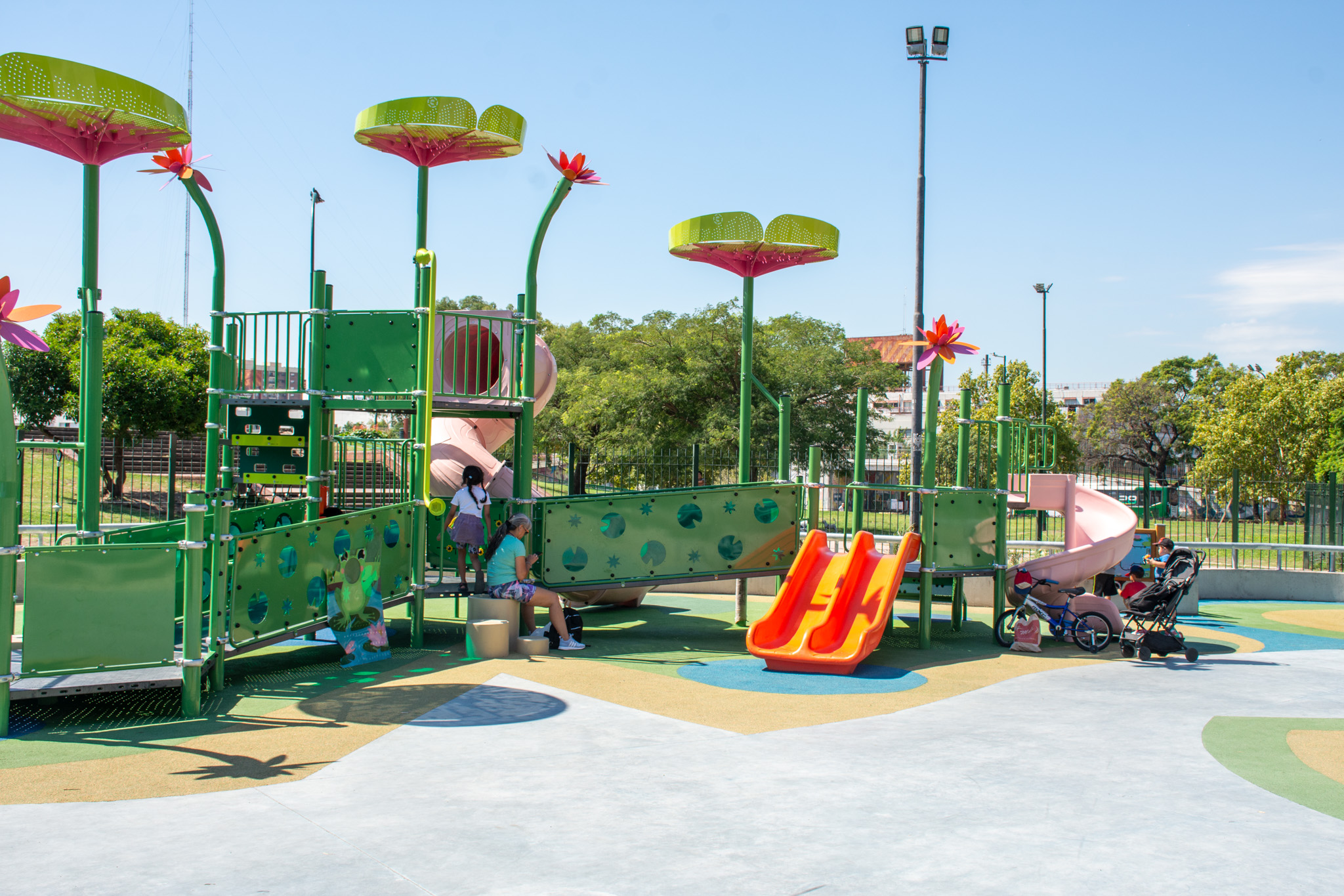 Reformas en el Parque la Vuelta de Obligado: más espacios recreativos y verdes para Parque Patricios